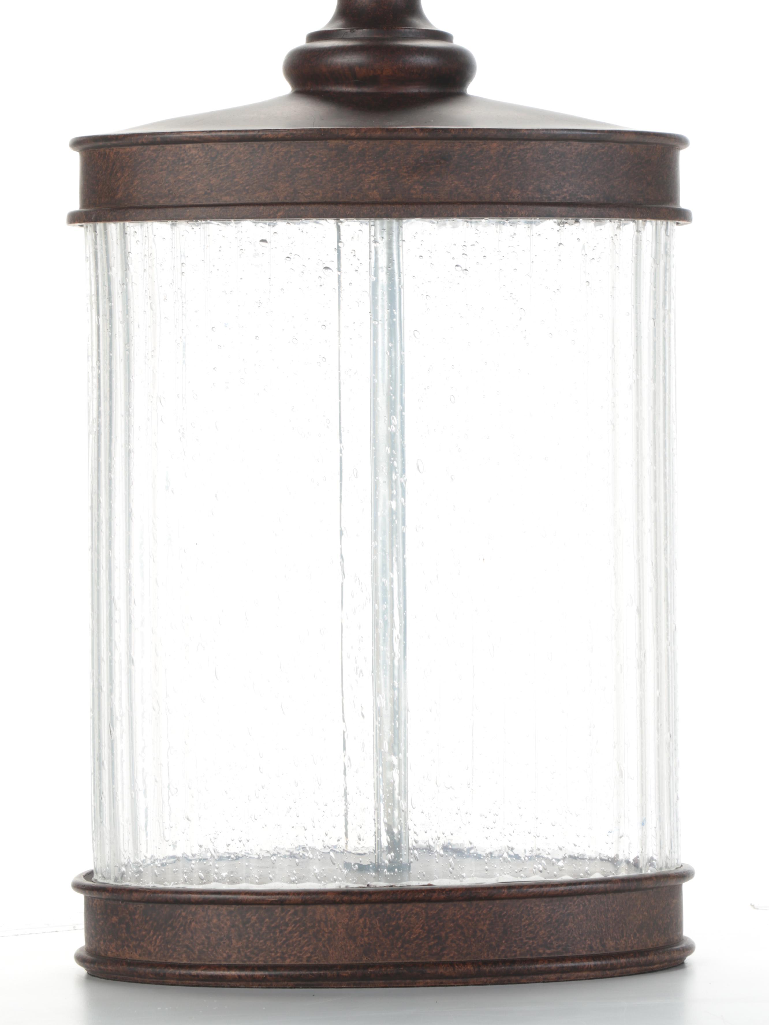 Kichler "Westwood" Seeded Glass Table Lamp