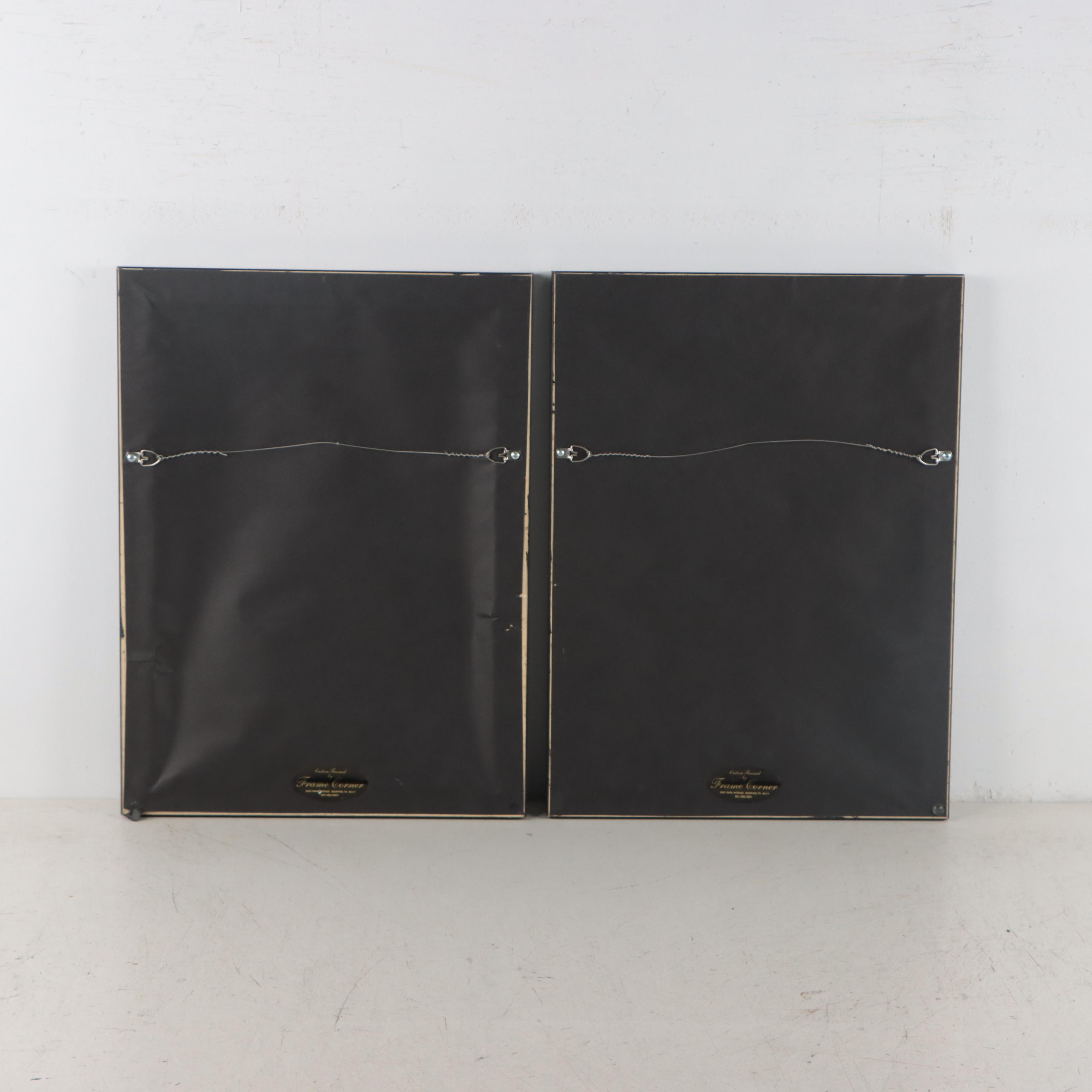 Ink and Watercolor Caricature Drawings of Dancers