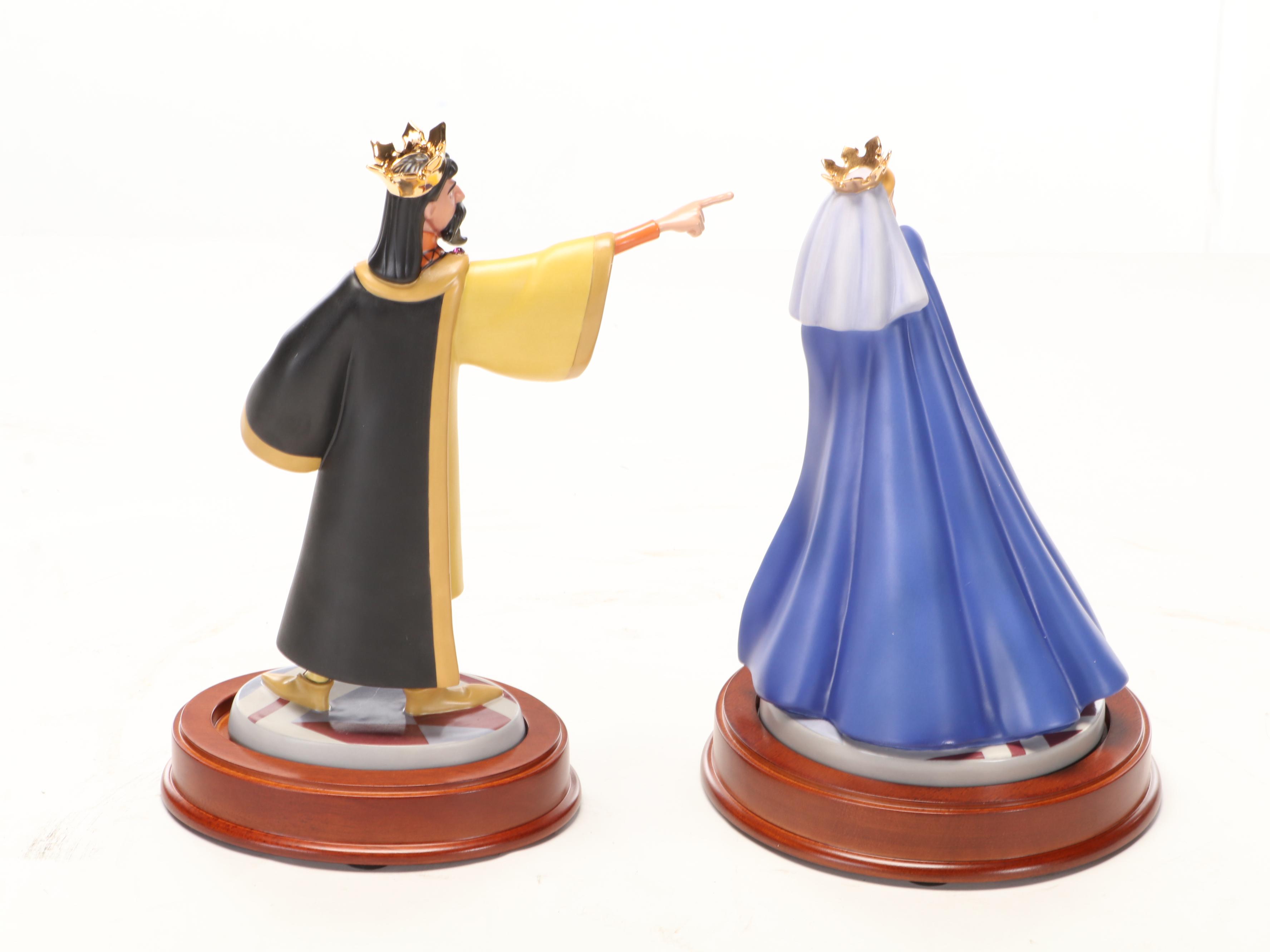 Disney 45th Anniversary Limited Edition "An Uninvited Guest" Ceramic Figurines