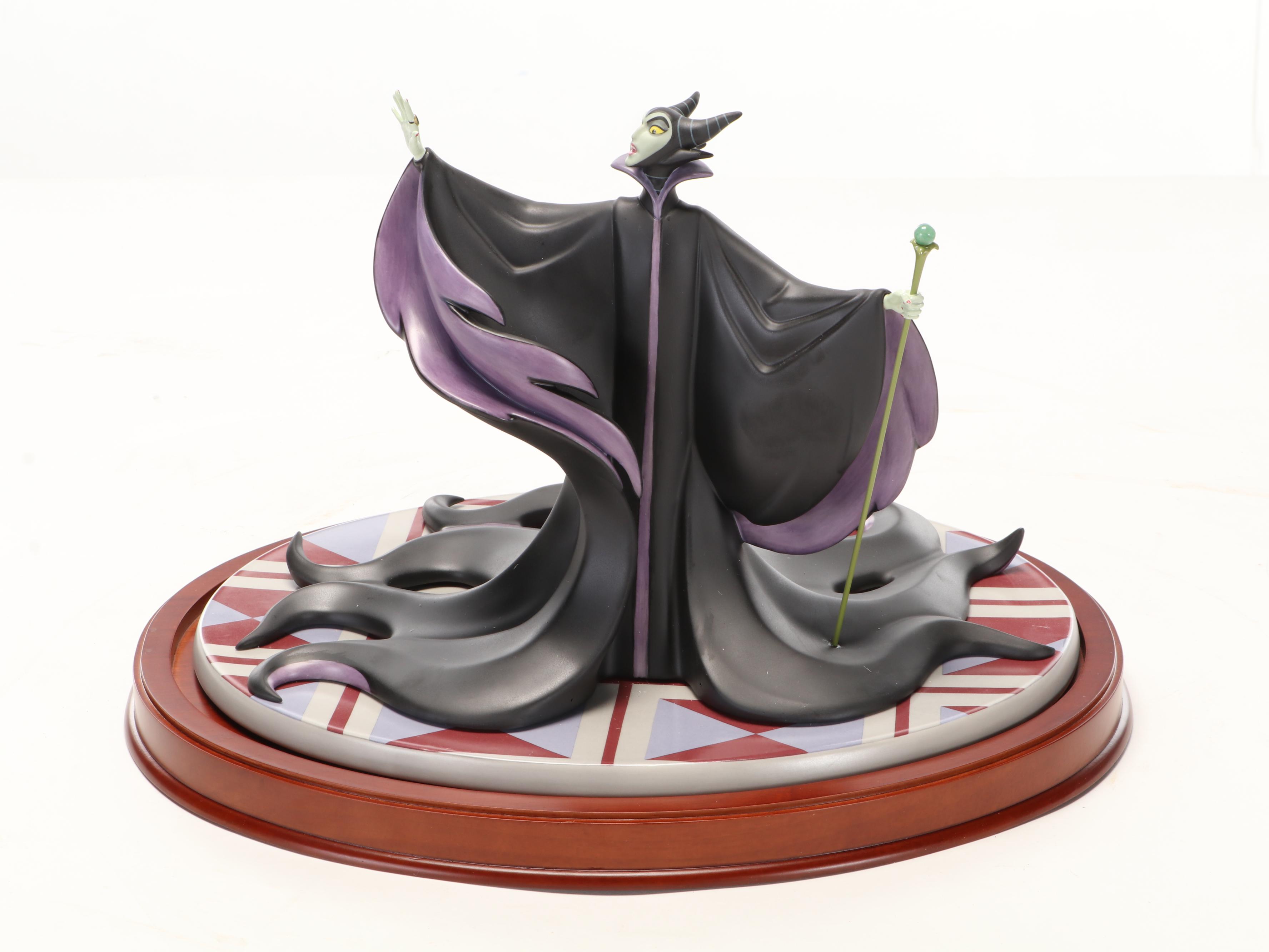 Disney 45th Anniversary Limited Edition "An Uninvited Guest" Ceramic Figurines