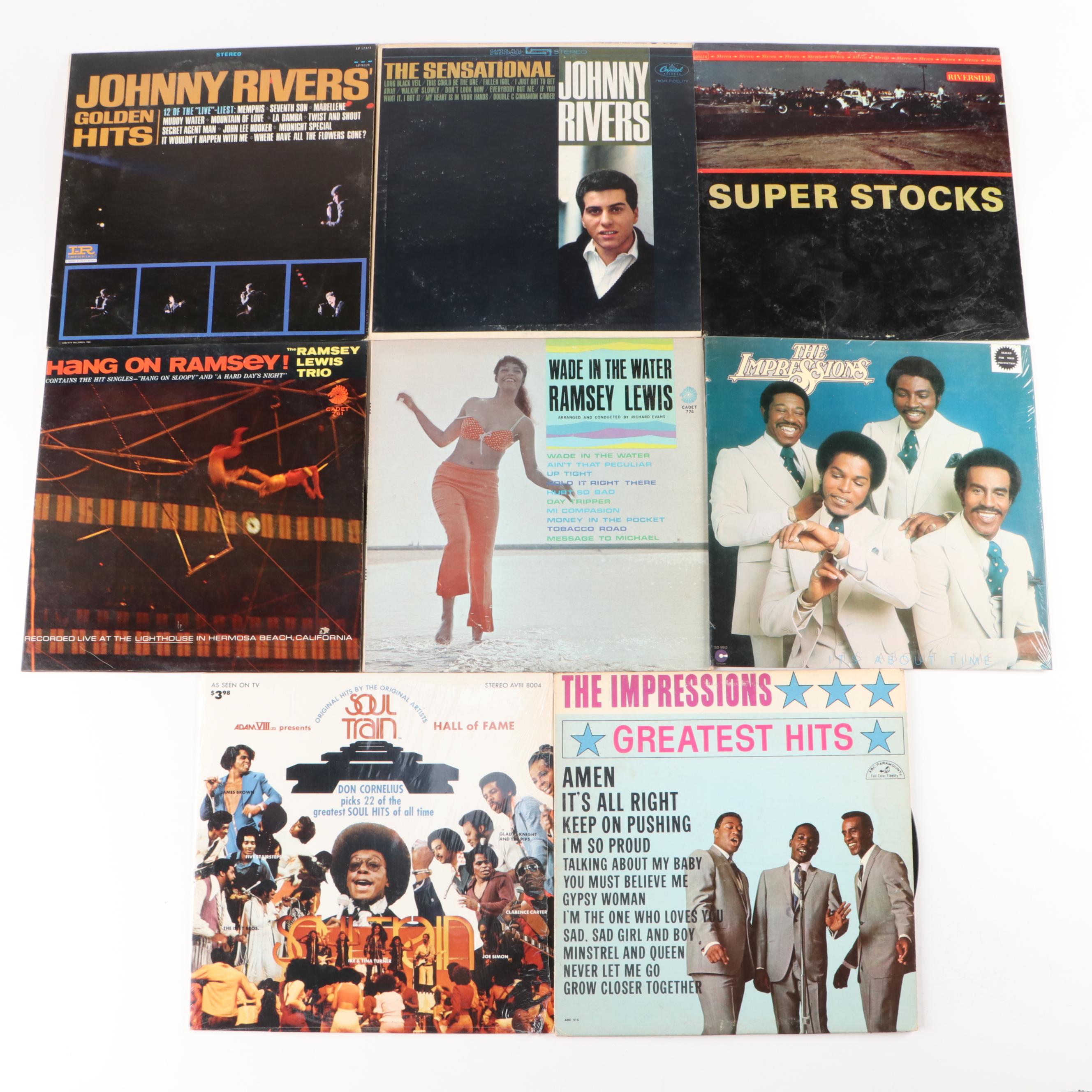 James Brown with Johnny Nash, The Temptations, Diana Ross, and More Records