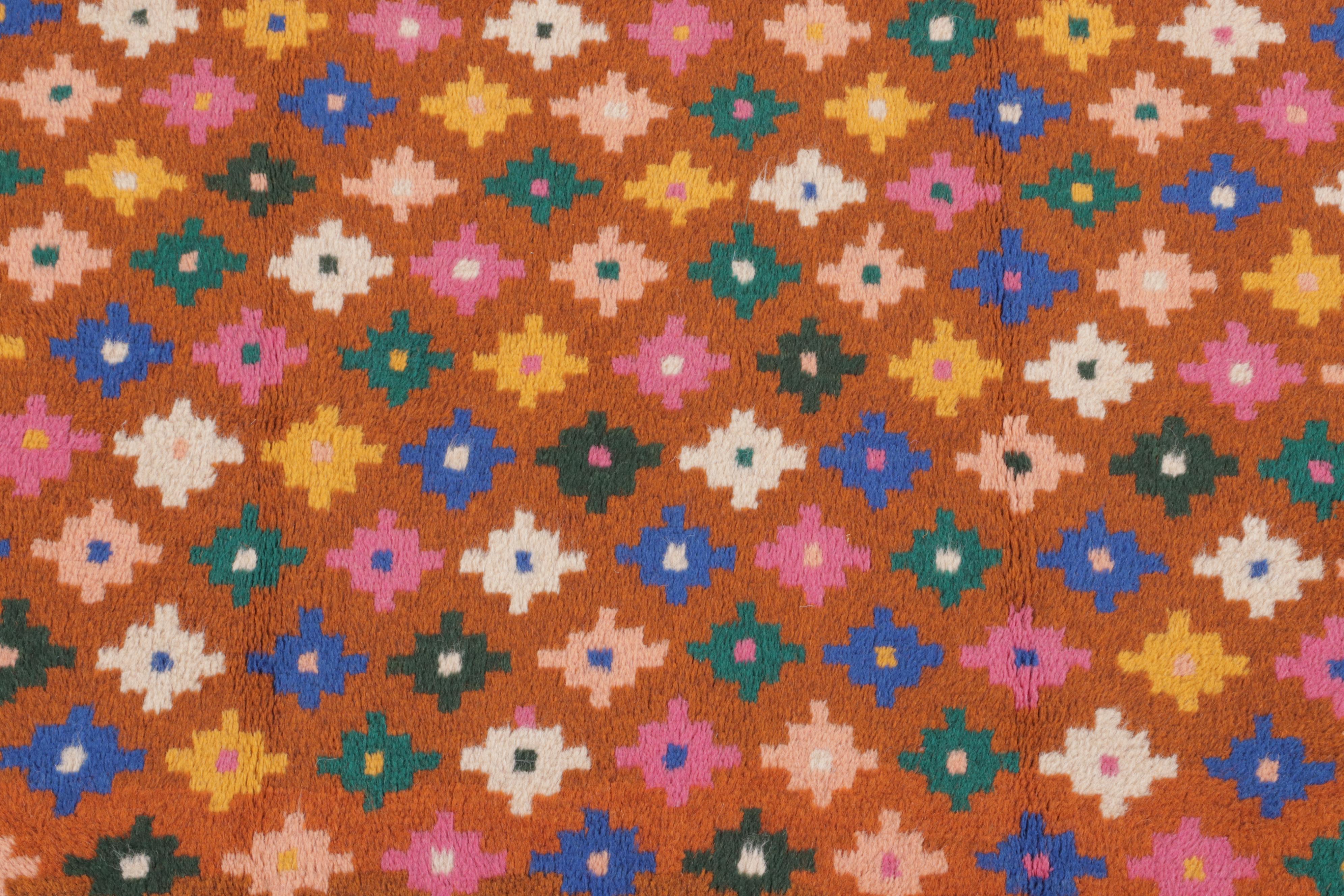 4' x 6' Hand-Knotted Indo-Persian Gabbeh Area Rug