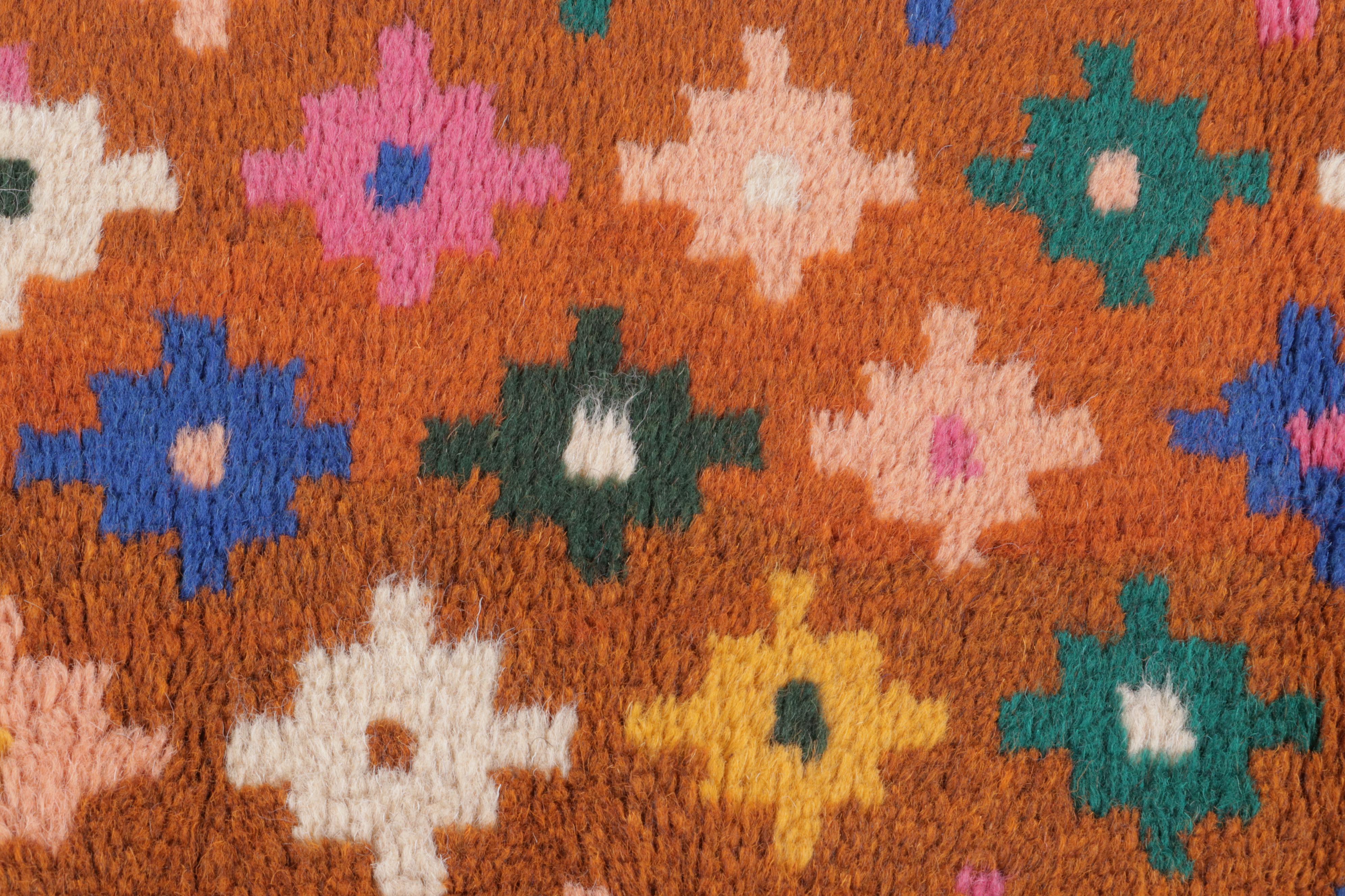 4' x 6' Hand-Knotted Indo-Persian Gabbeh Area Rug