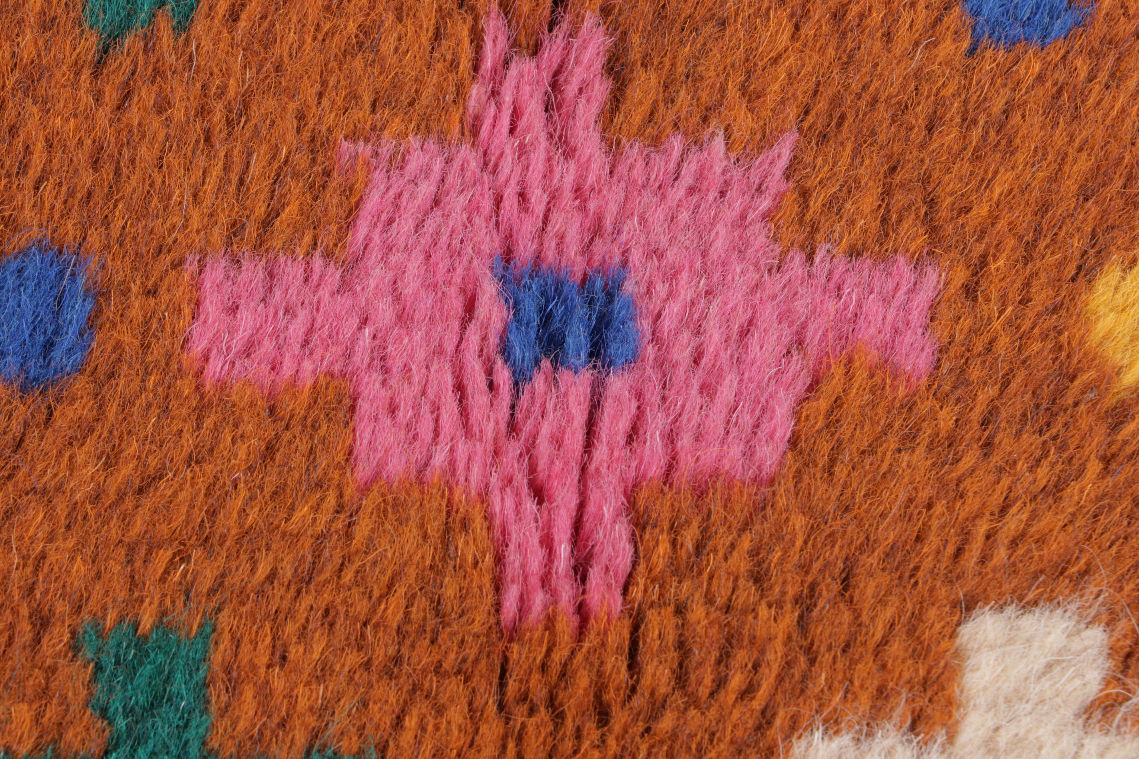 4' x 6' Hand-Knotted Indo-Persian Gabbeh Area Rug