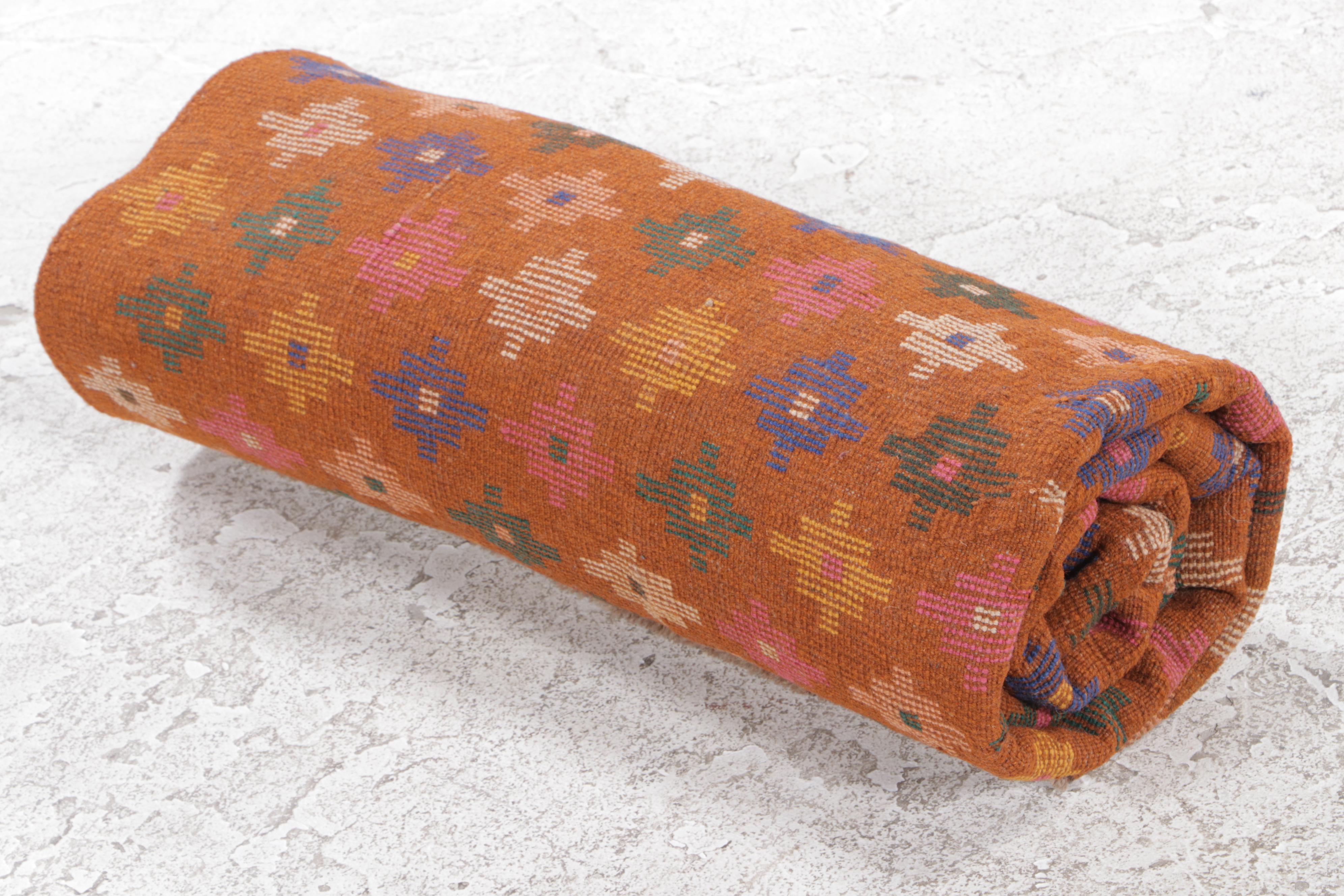 4' x 6' Hand-Knotted Indo-Persian Gabbeh Area Rug