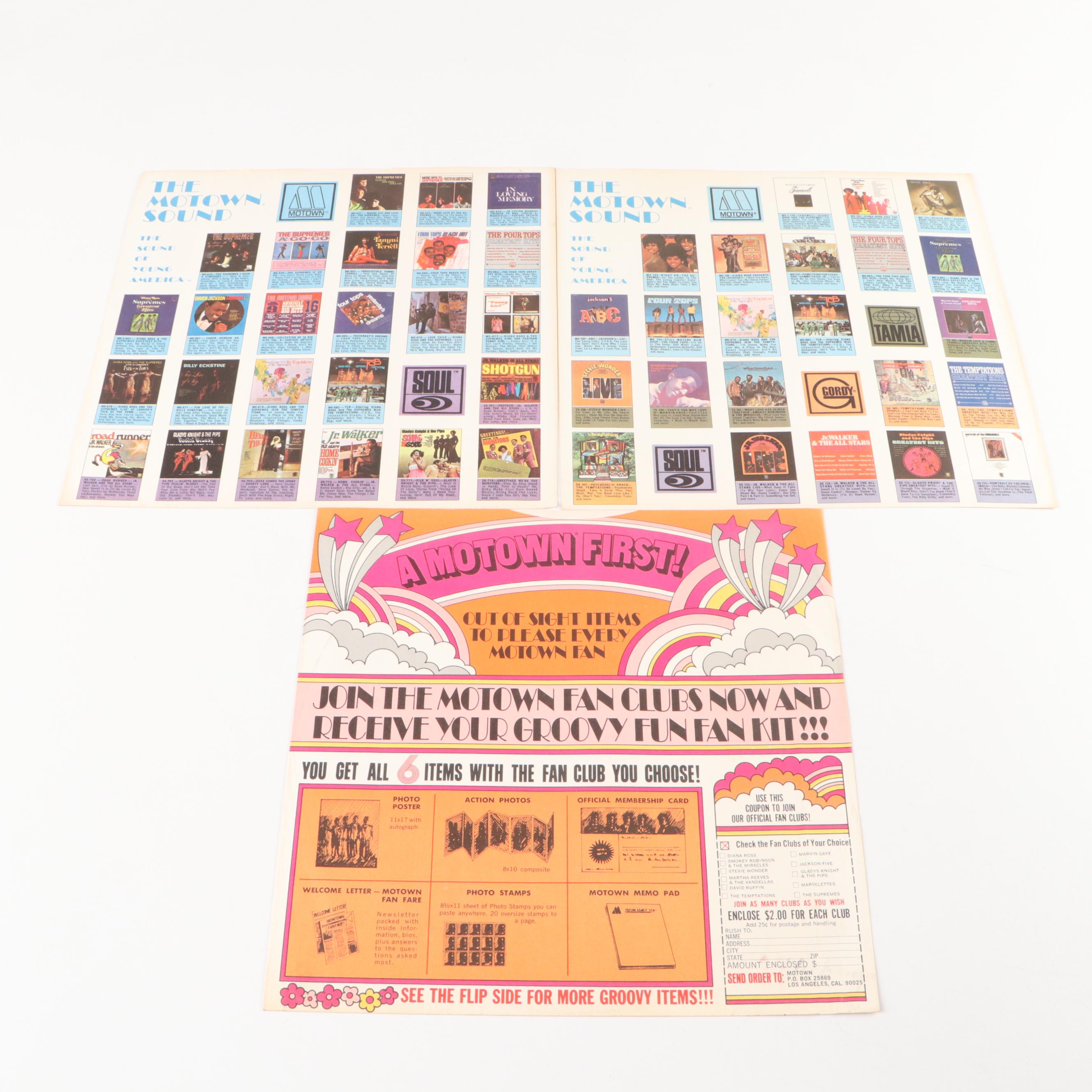 James Brown with Johnny Nash, The Temptations, Diana Ross, and More Records