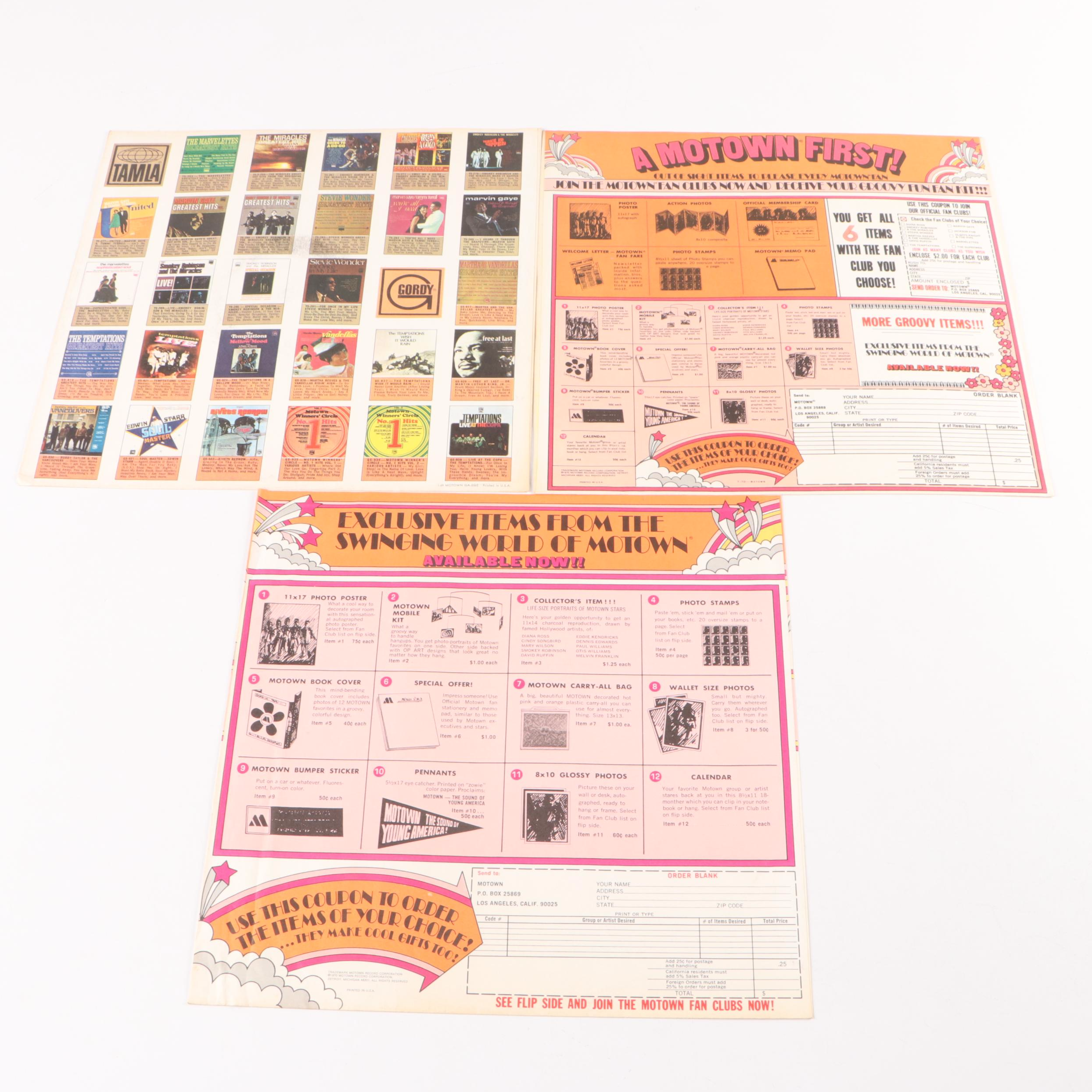 James Brown with Johnny Nash, The Temptations, Diana Ross, and More Records