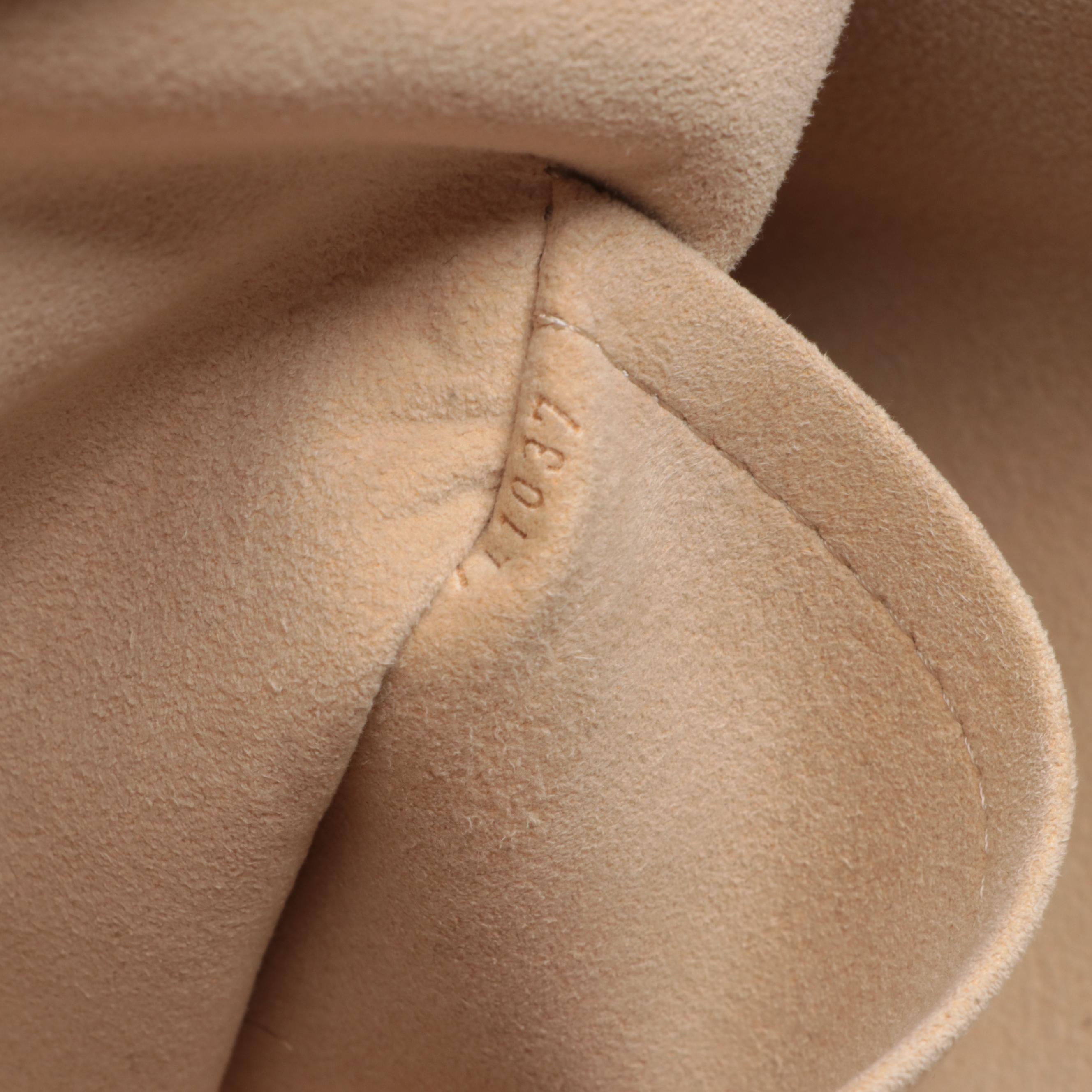 Louis Vuitton Saleya MM in Damier Azur Canvas and Vachetta Leather