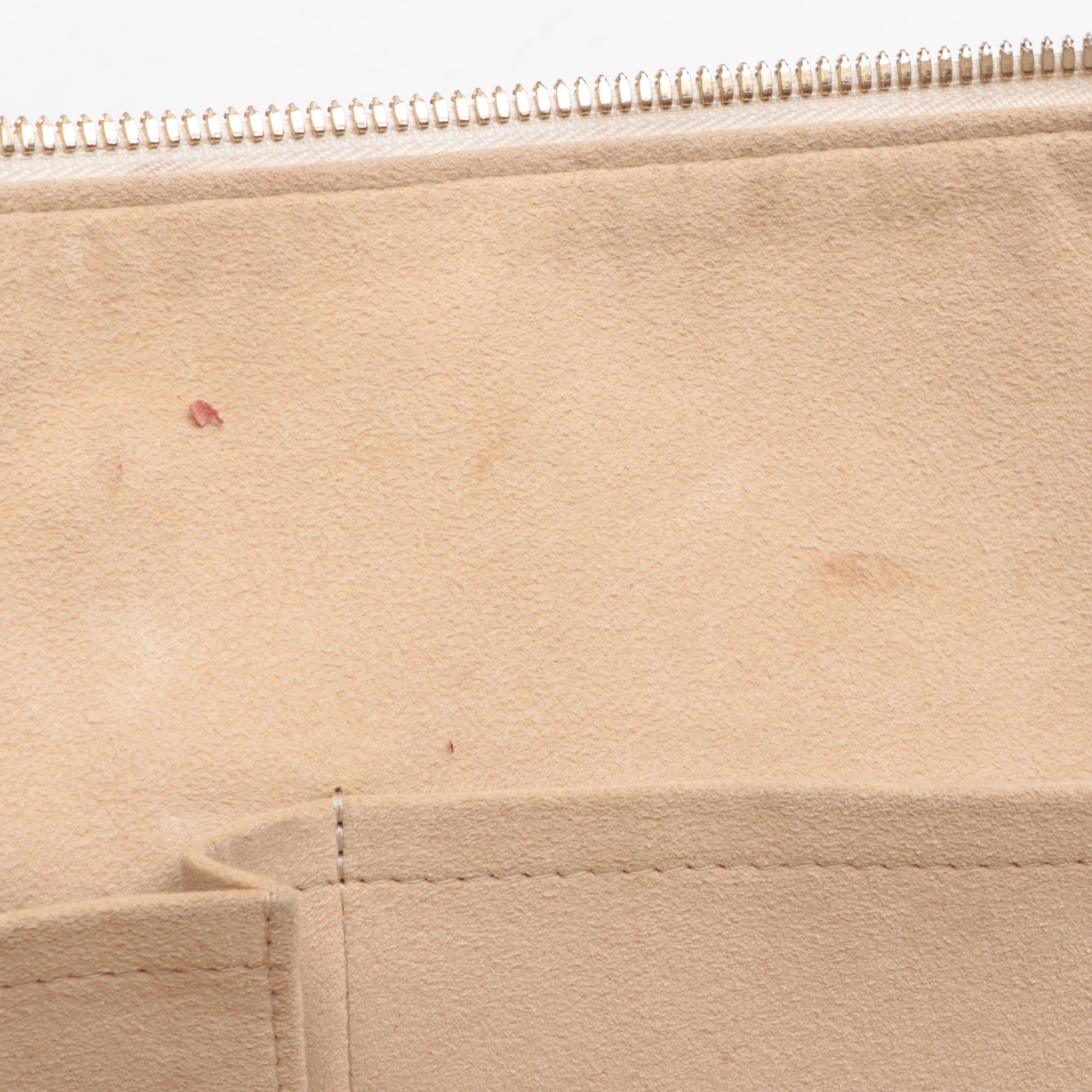 Louis Vuitton Saleya MM in Damier Azur Canvas and Vachetta Leather