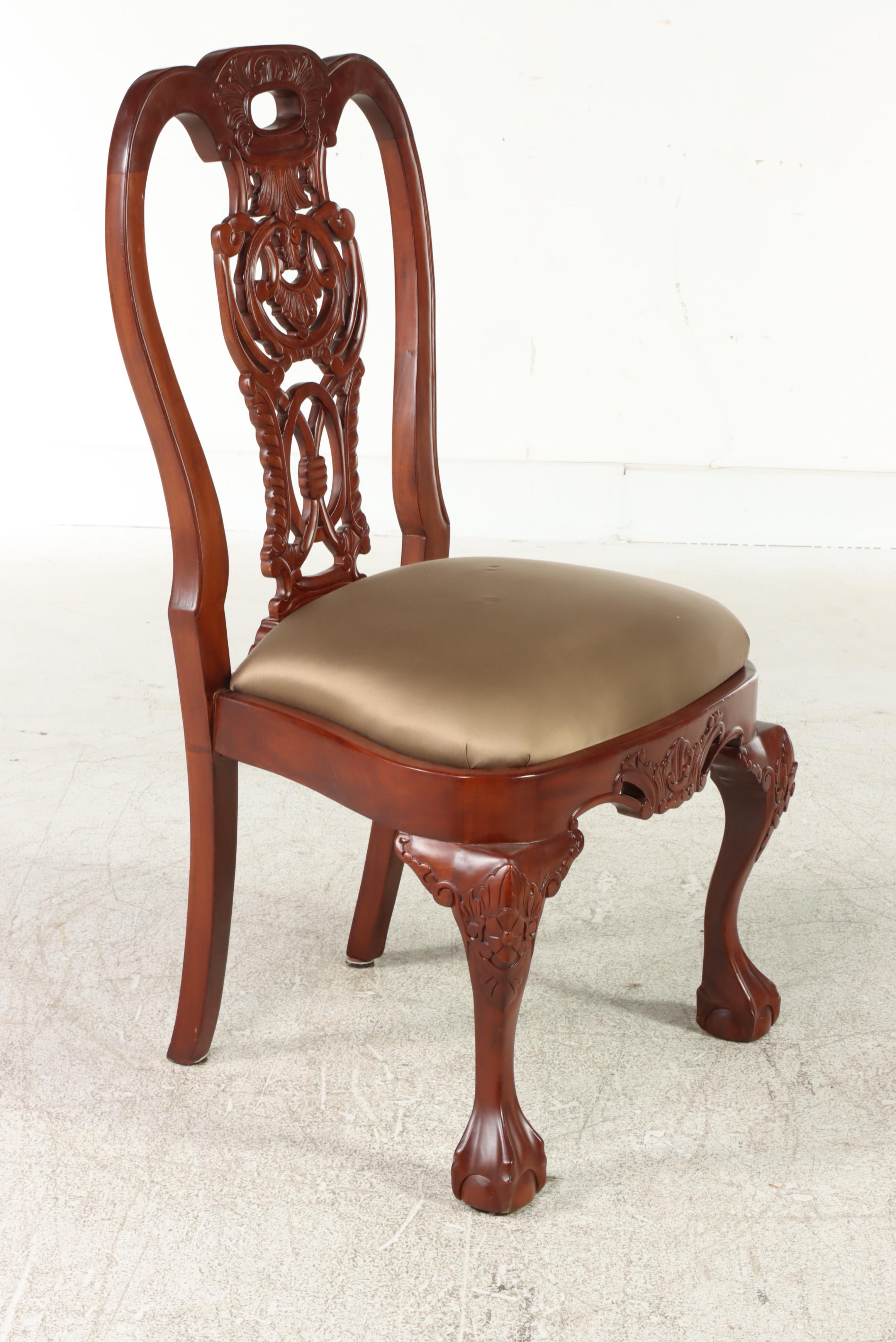 George III Style Mahogany Side Chair