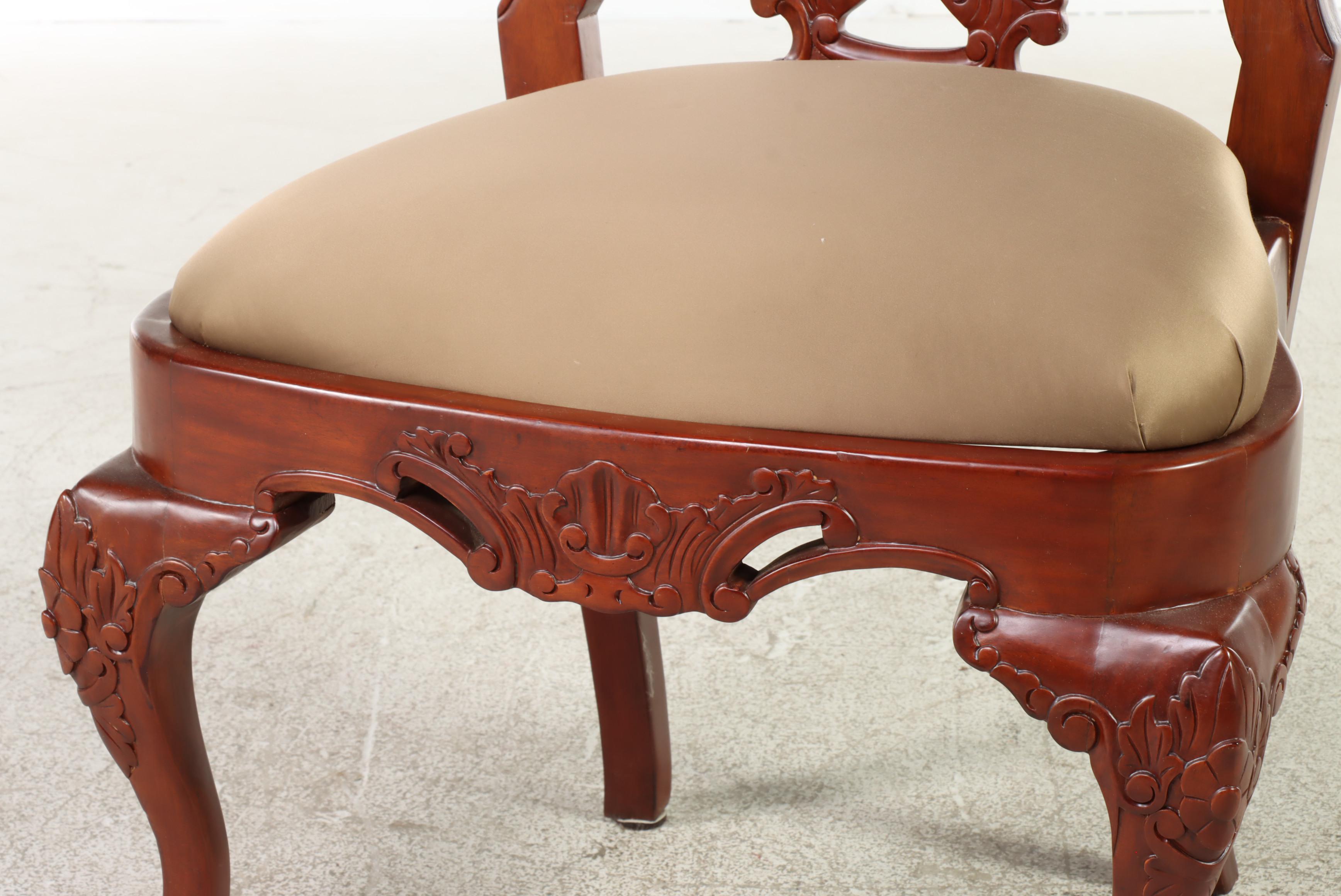 George III Style Mahogany Side Chair