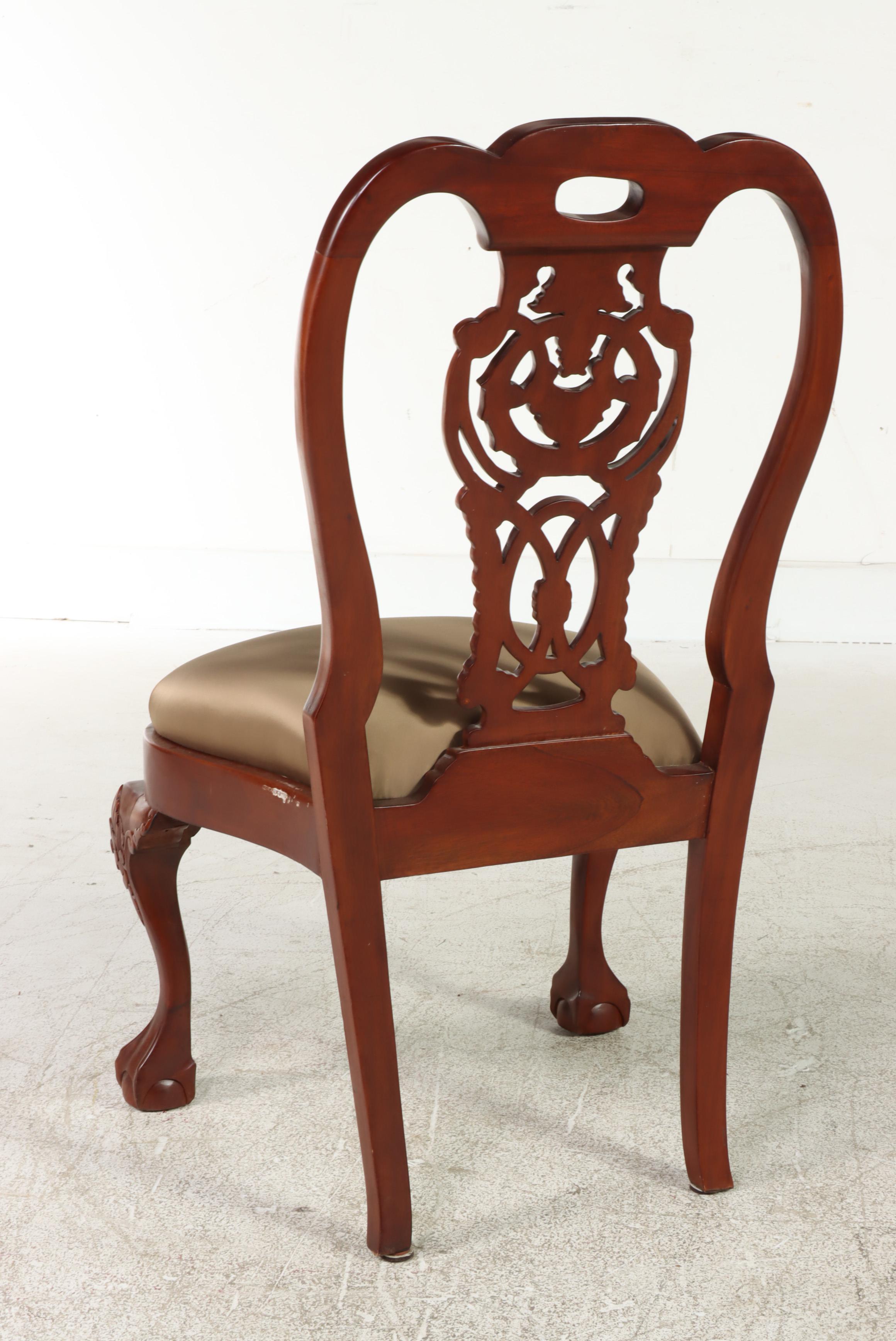 George III Style Mahogany Side Chair