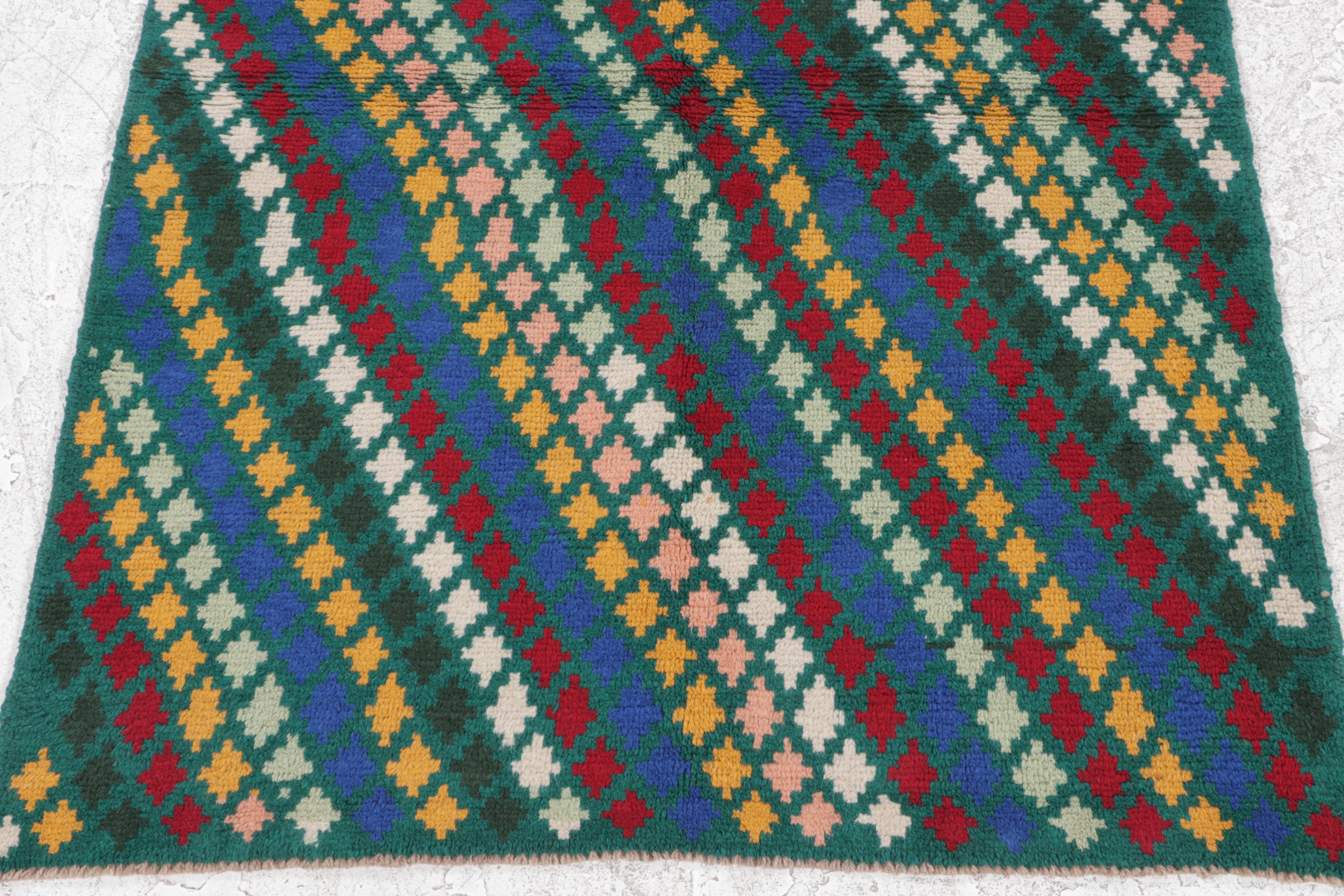 4' x 5'10 Hand-Knotted Indo-Persian Gabbeh Area Rug