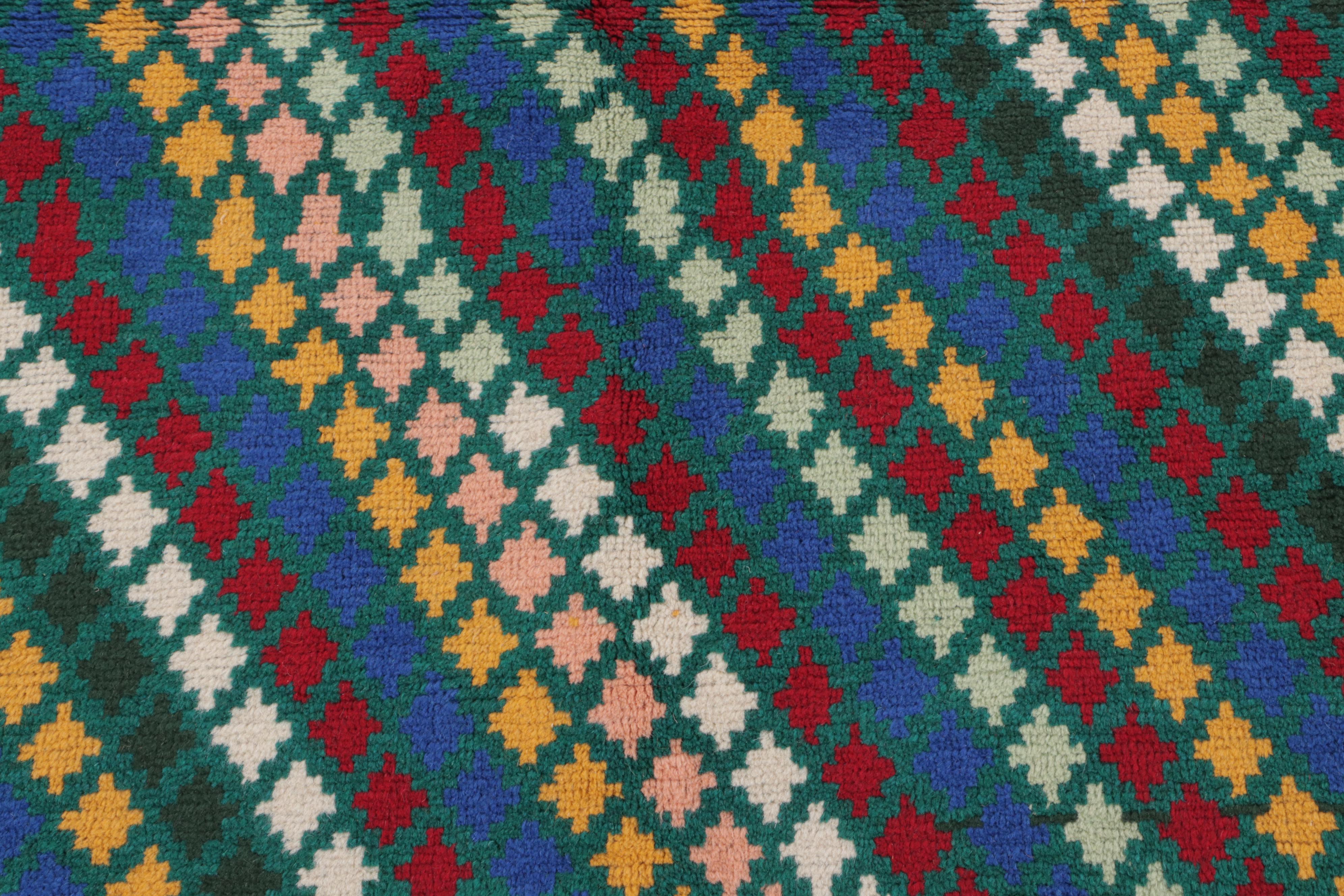 4' x 5'10 Hand-Knotted Indo-Persian Gabbeh Area Rug