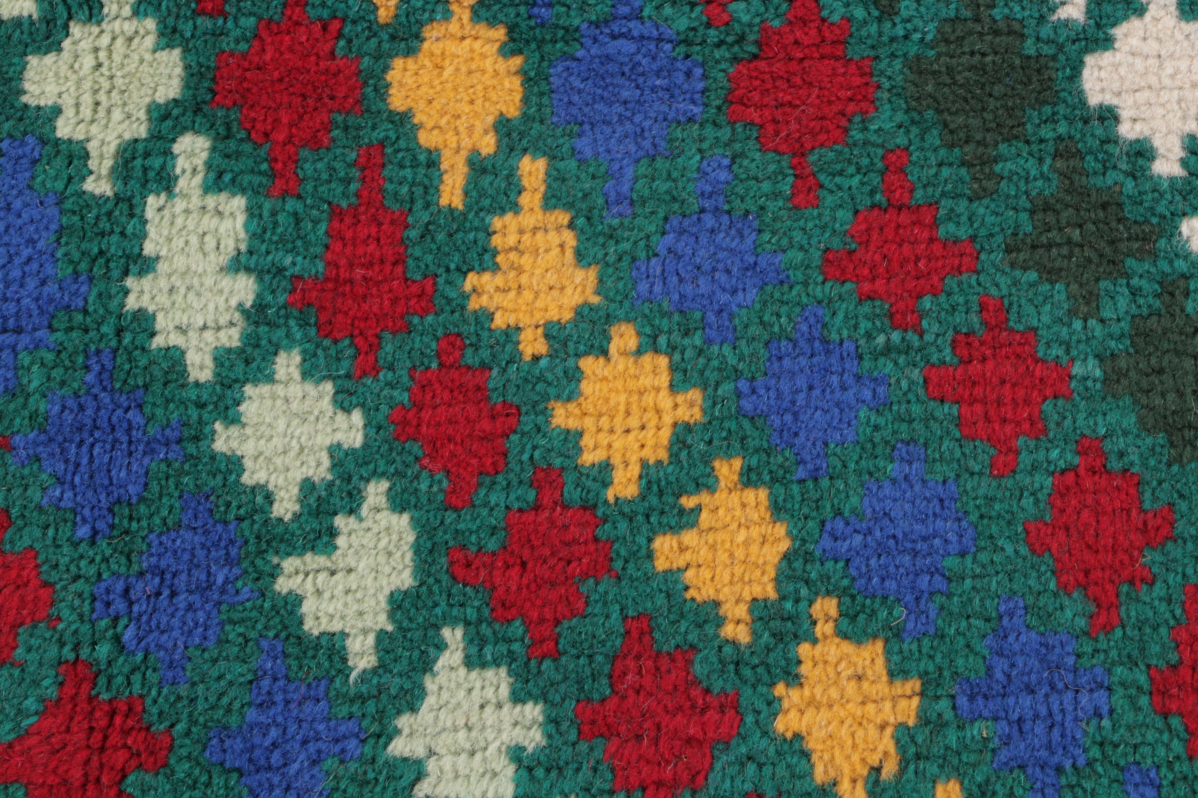 4' x 5'10 Hand-Knotted Indo-Persian Gabbeh Area Rug