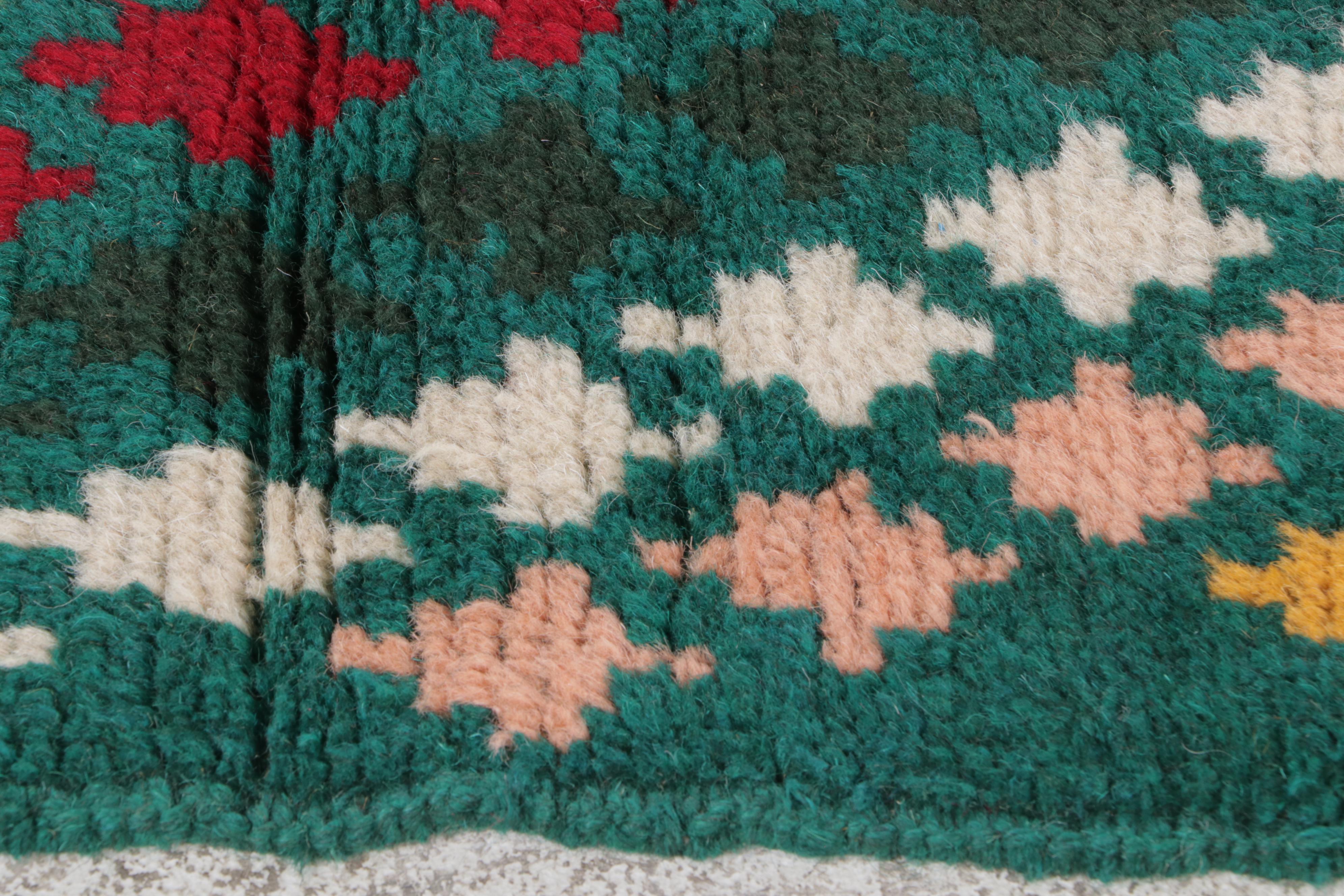 4' x 5'10 Hand-Knotted Indo-Persian Gabbeh Area Rug