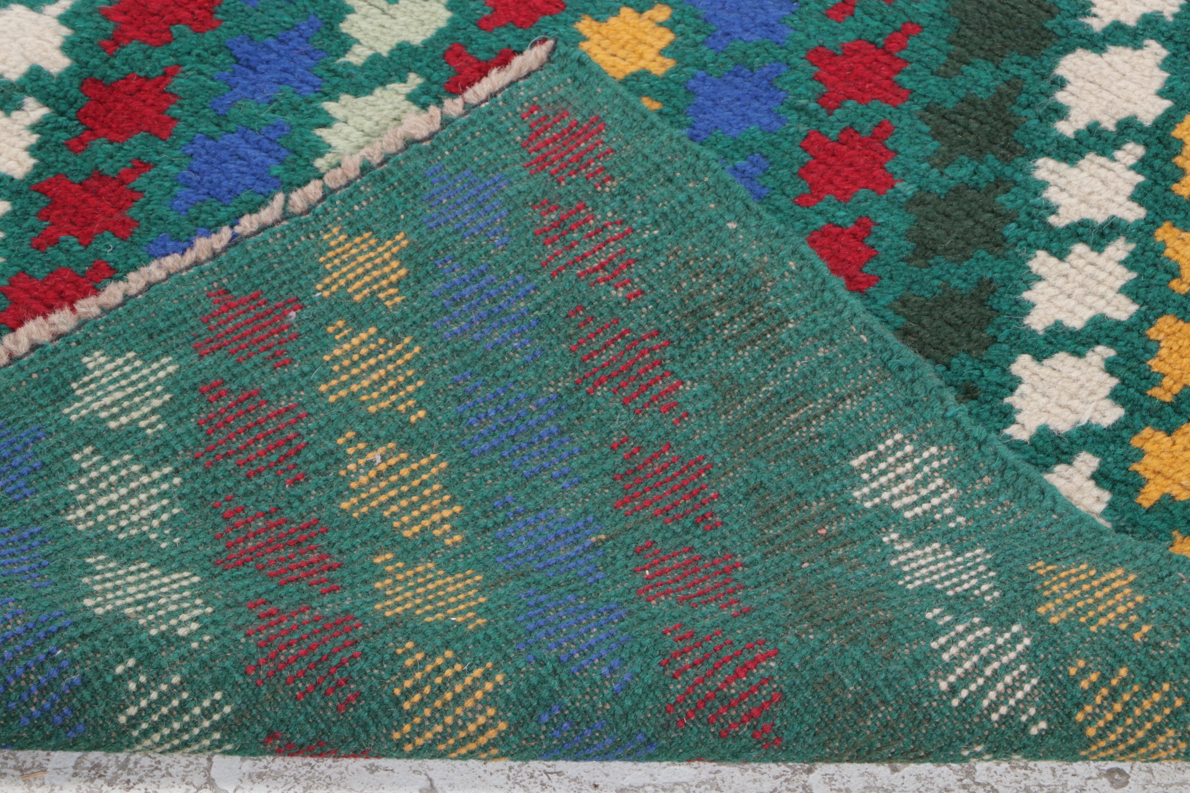 4' x 5'10 Hand-Knotted Indo-Persian Gabbeh Area Rug