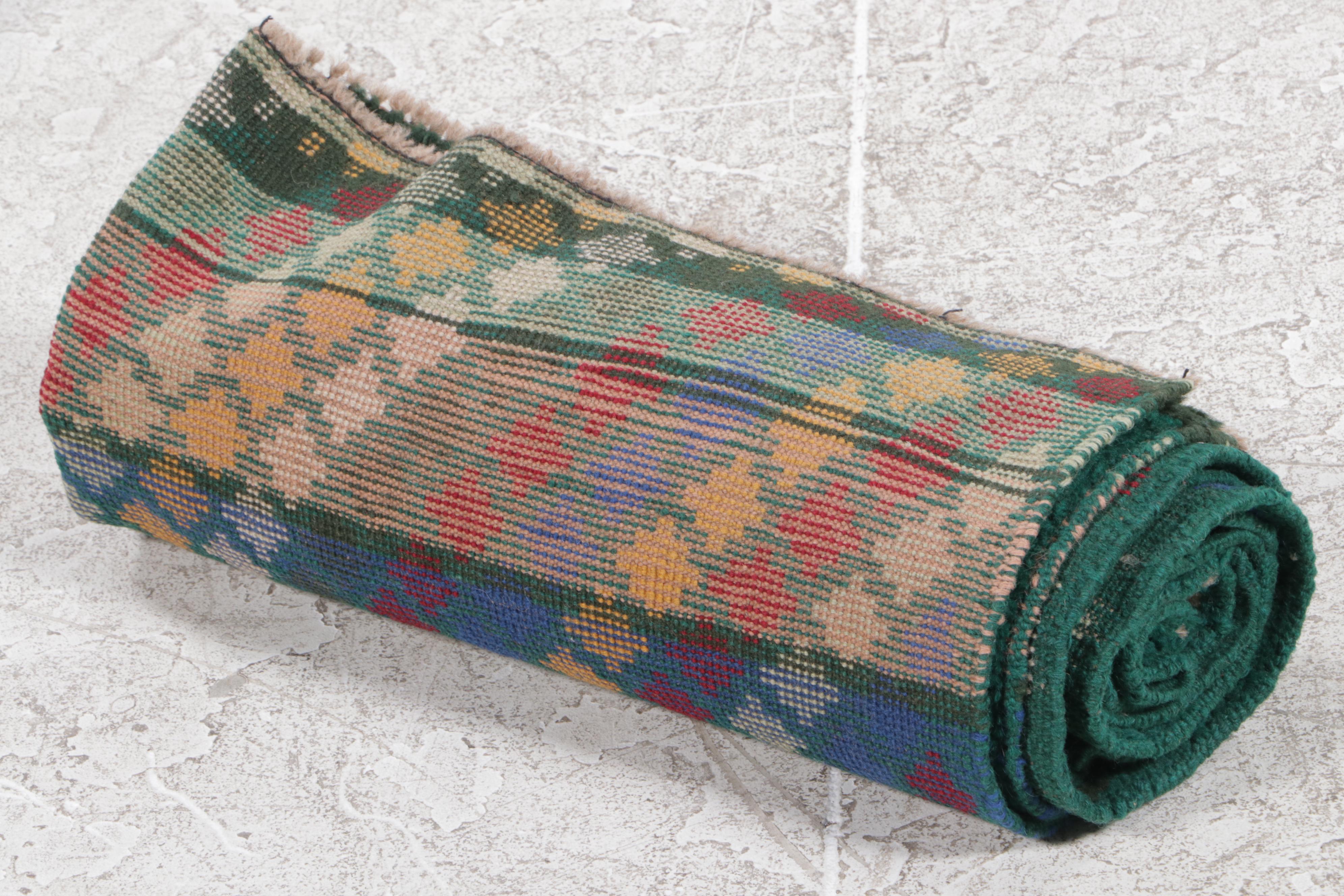 4' x 5'10 Hand-Knotted Indo-Persian Gabbeh Area Rug