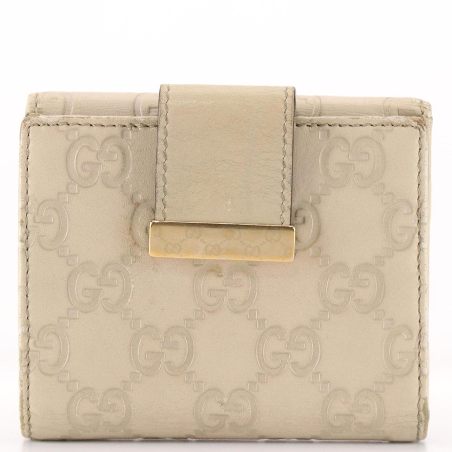 Gucci Compact Wallet in Guccissima Leather