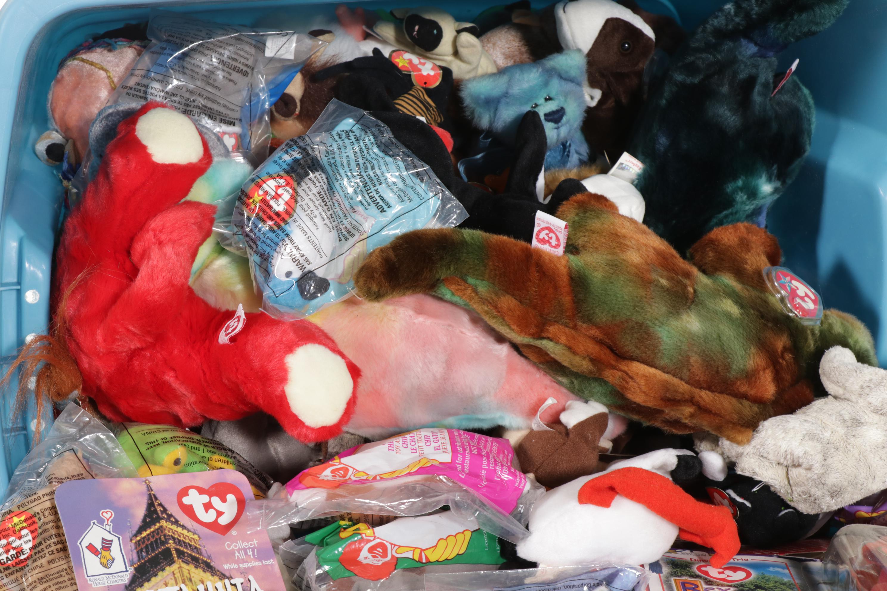 Ty Beanie Babies Including McDonald's Teenie Beanie Babies