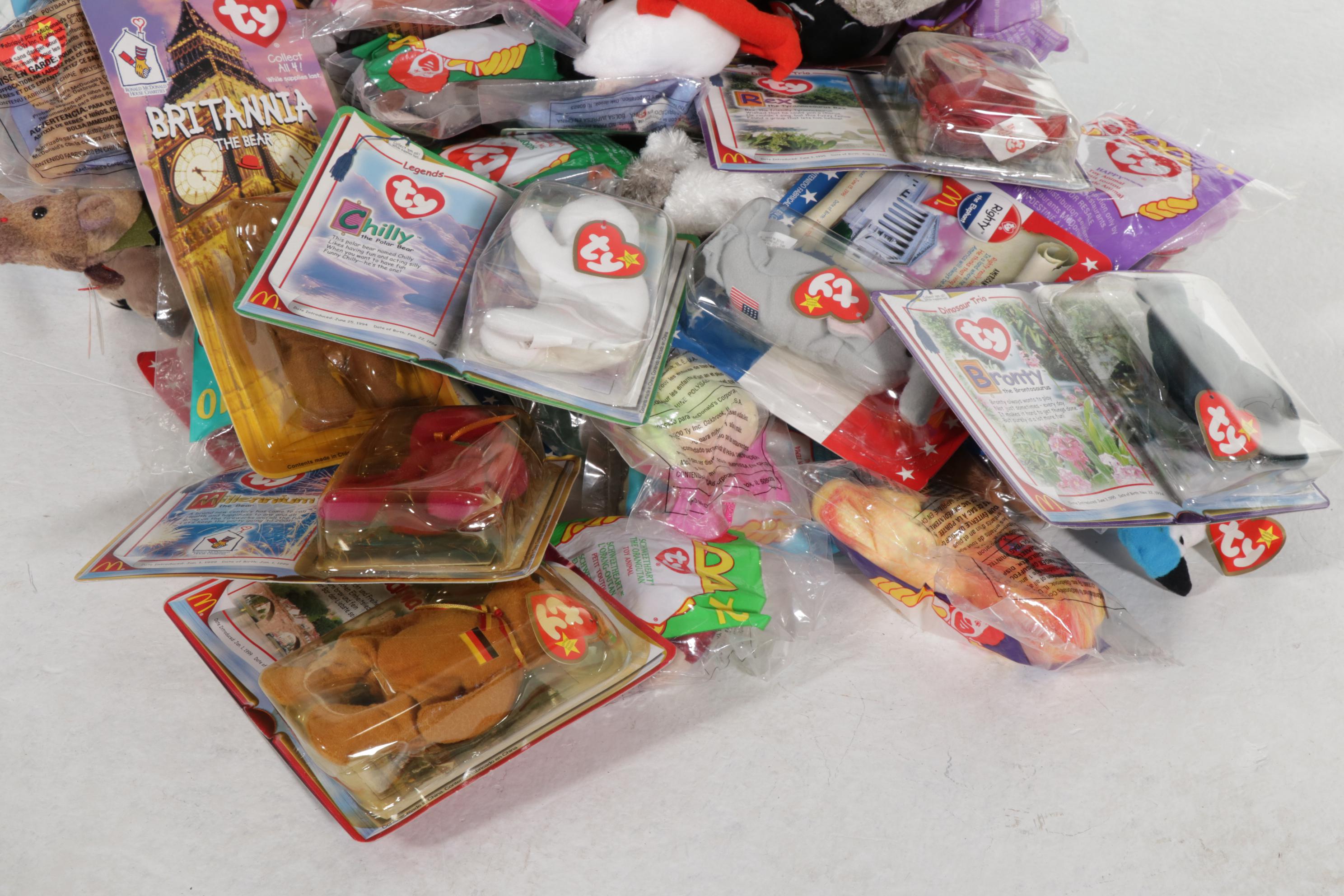 Ty Beanie Babies Including McDonald's Teenie Beanie Babies