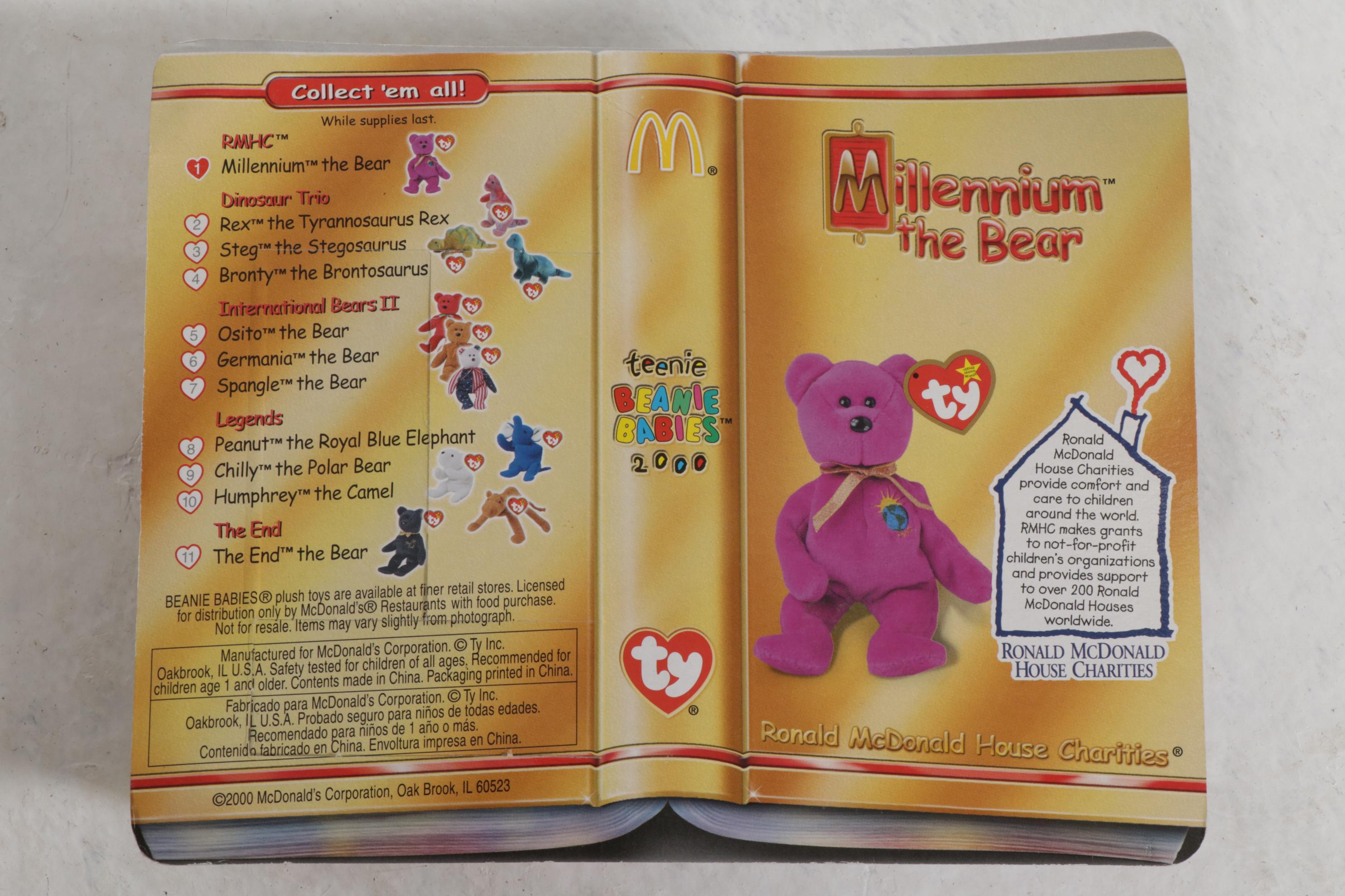 Ty Beanie Babies Including McDonald's Teenie Beanie Babies