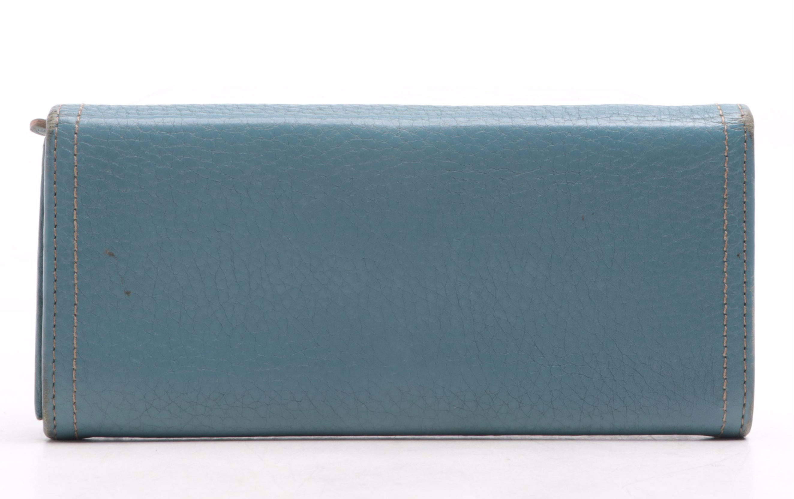 Prada Continental Wallet in Vitello Daino Leather