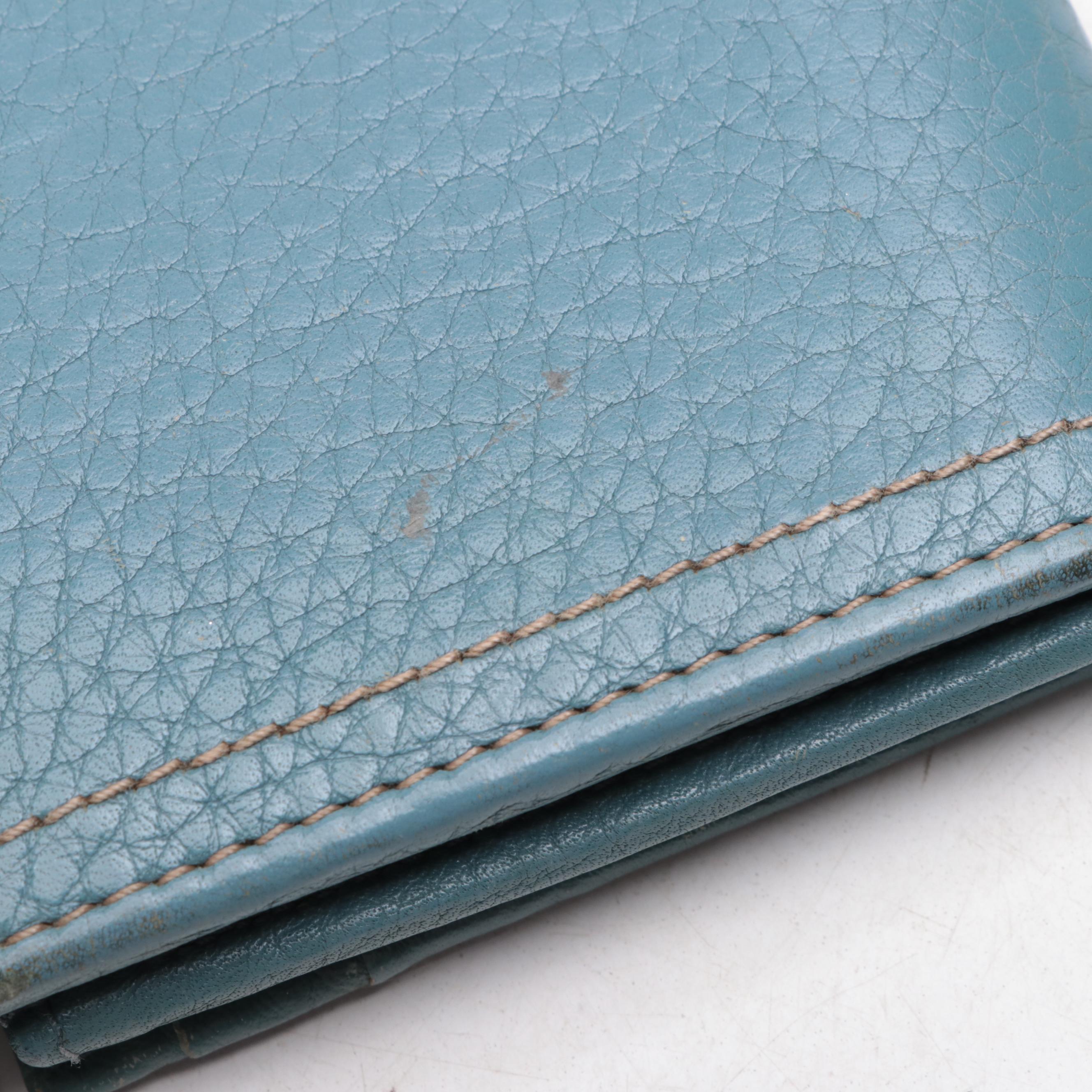 Prada Continental Wallet in Vitello Daino Leather