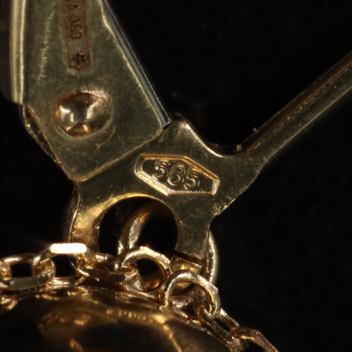 14K Drop Ball Earrings