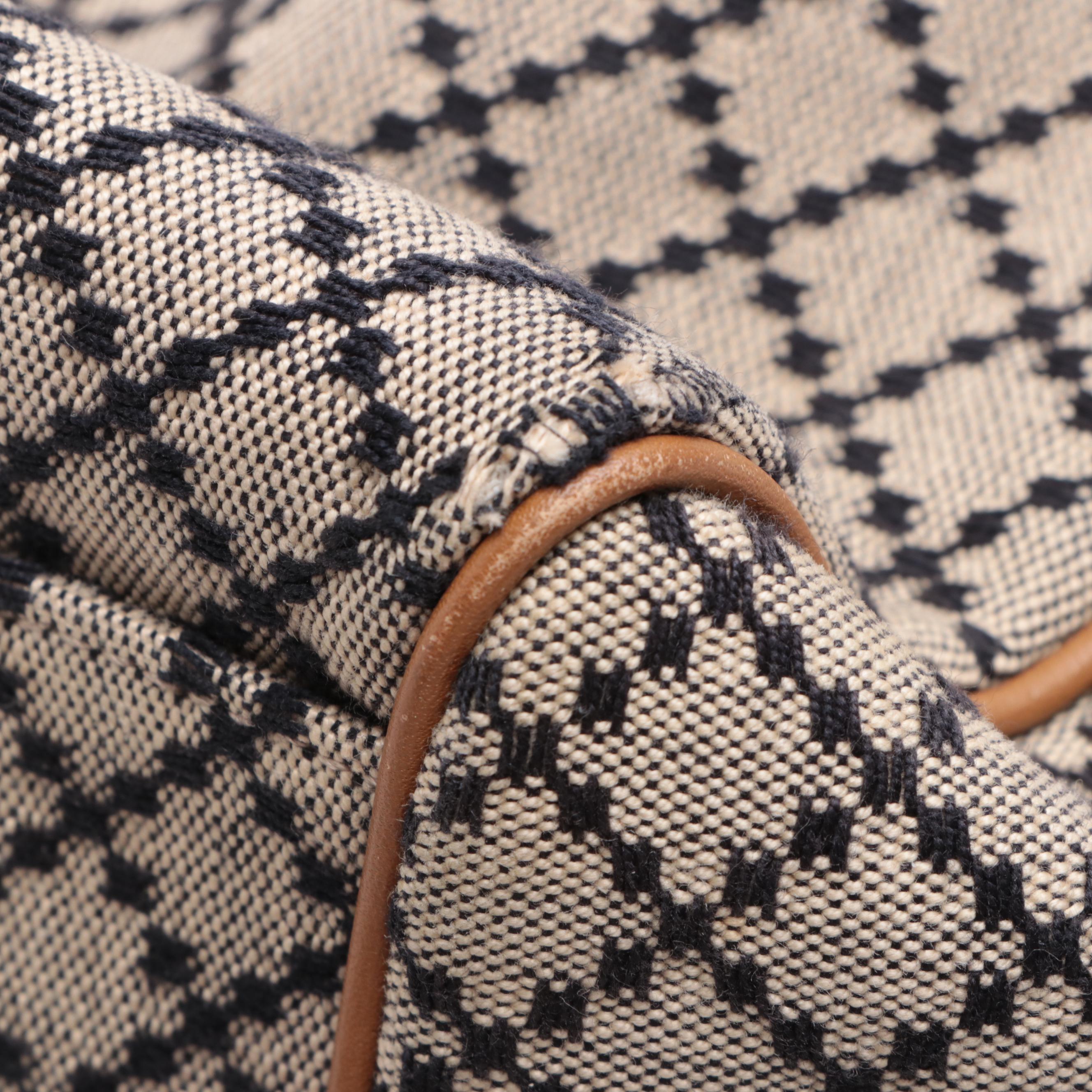 Gucci Sukey Tote in Diamante Canvas with Leather Trim