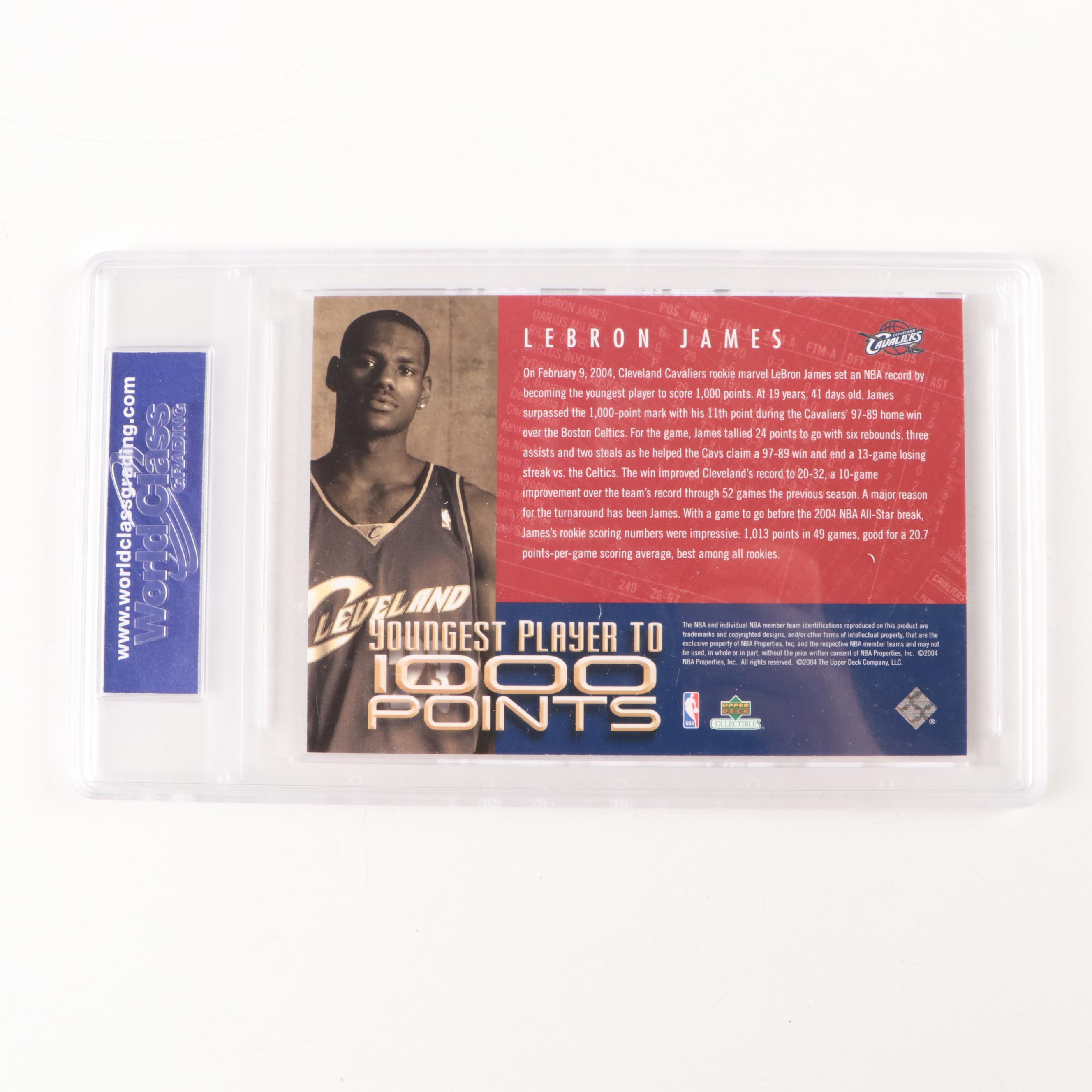 2003 Upper Deck Black Diamond LeBron James Jumbo Rookie Card and More