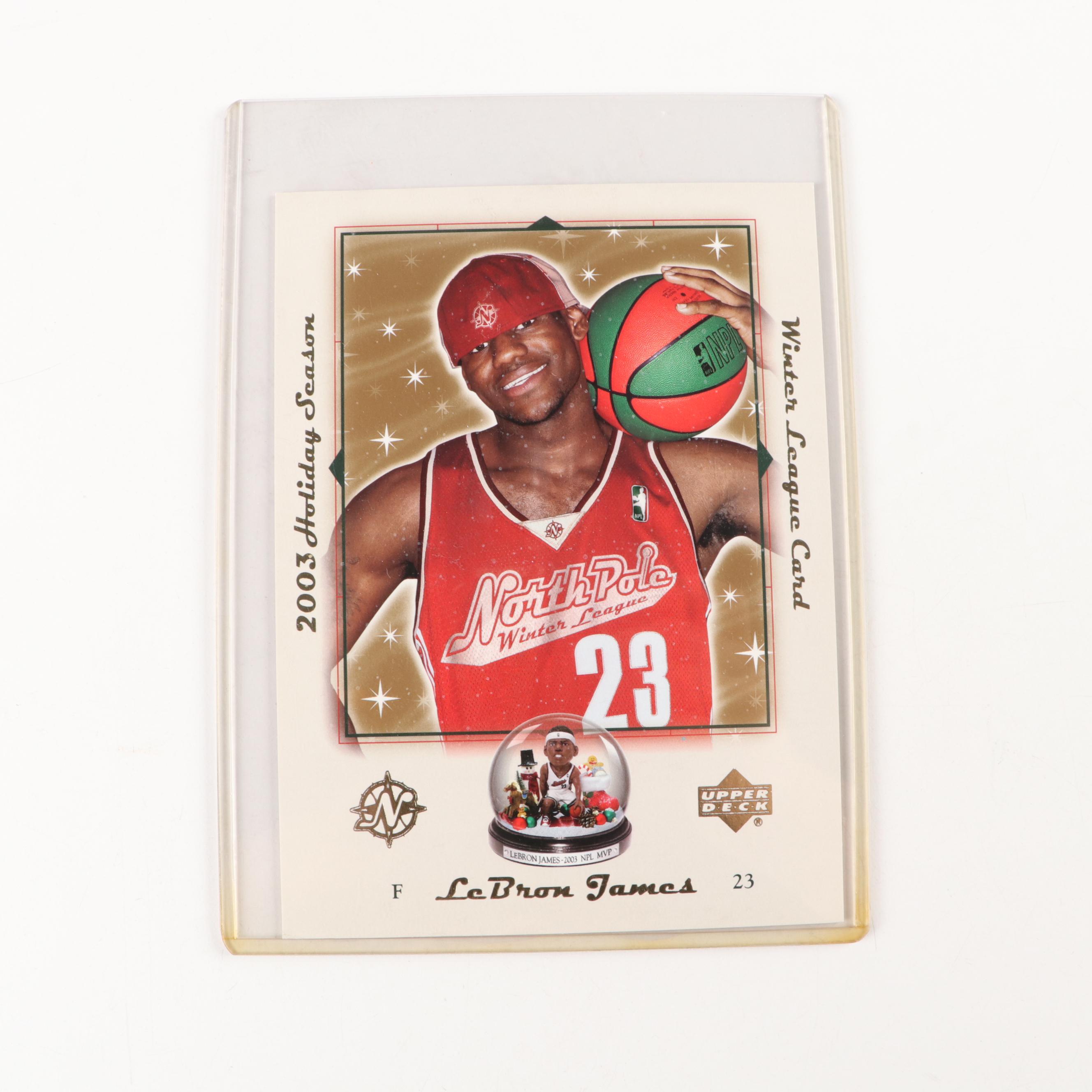 2003 Upper Deck Black Diamond LeBron James Jumbo Rookie Card and More