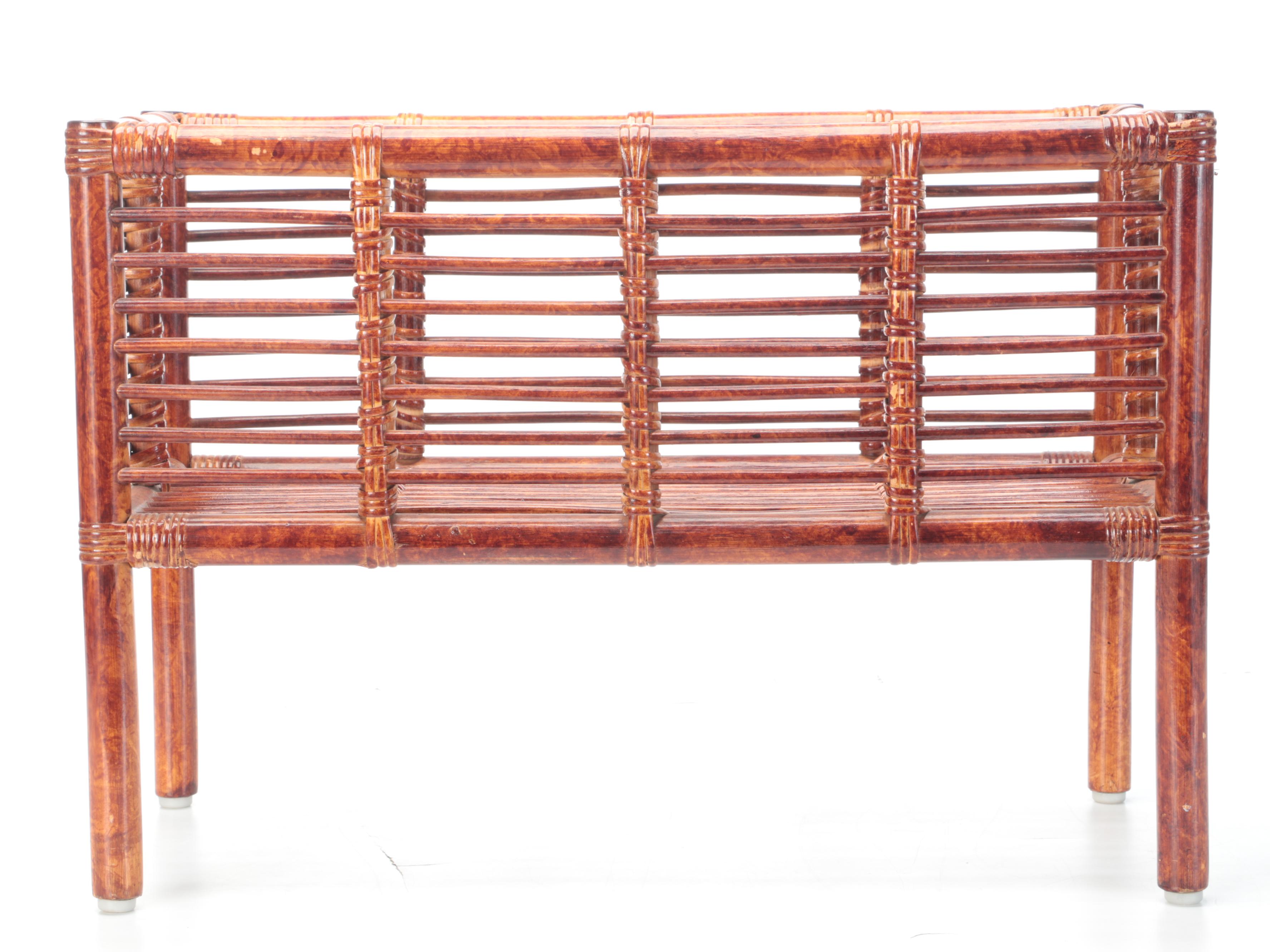 Bamboo Magazine Rack