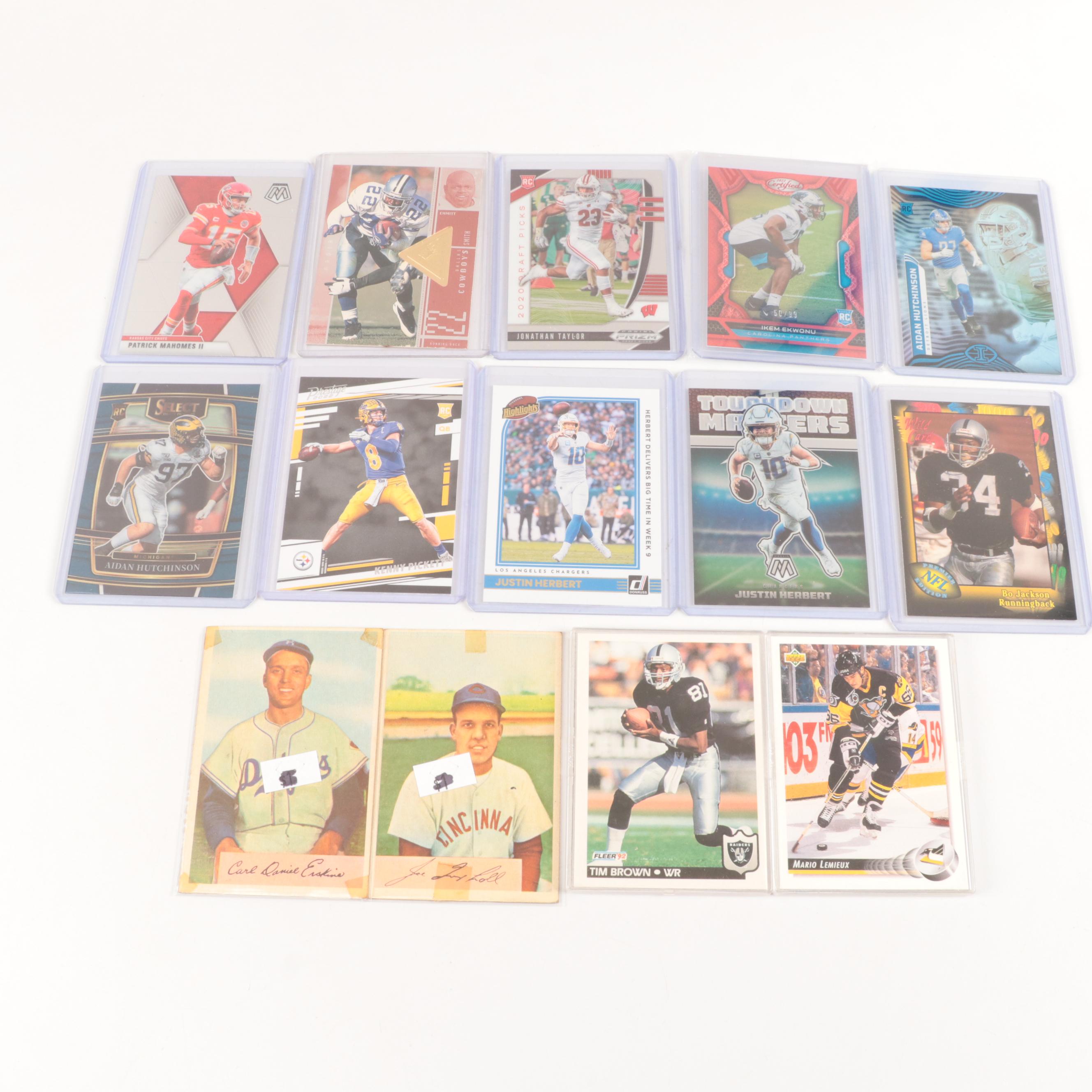 Topps with Other Sports Cards, Howie Long, Joe Nuxhall, and More, 1950s–2020s