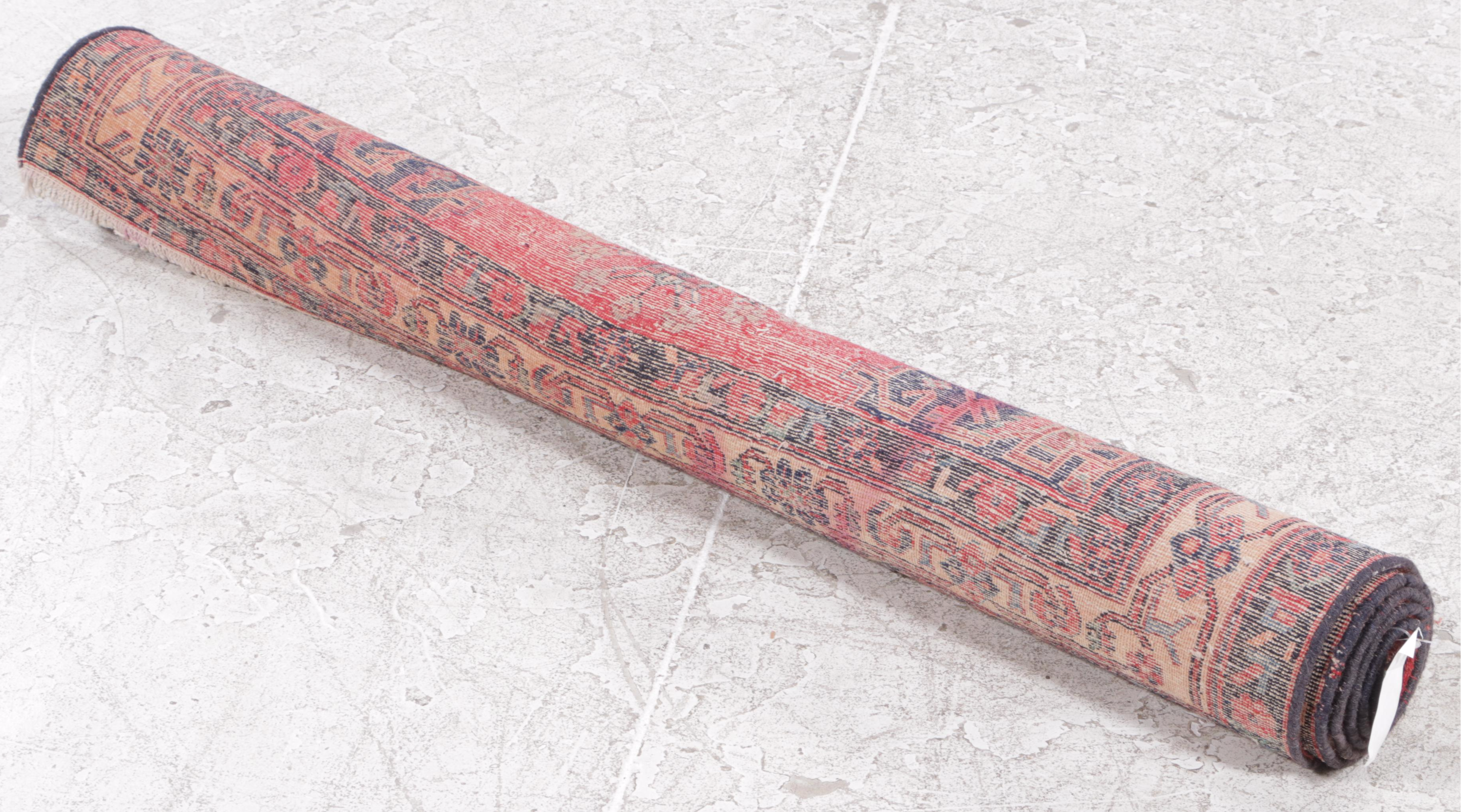 4'8 x 6'9 Hand-Knotted Persian Afshar Area Rug