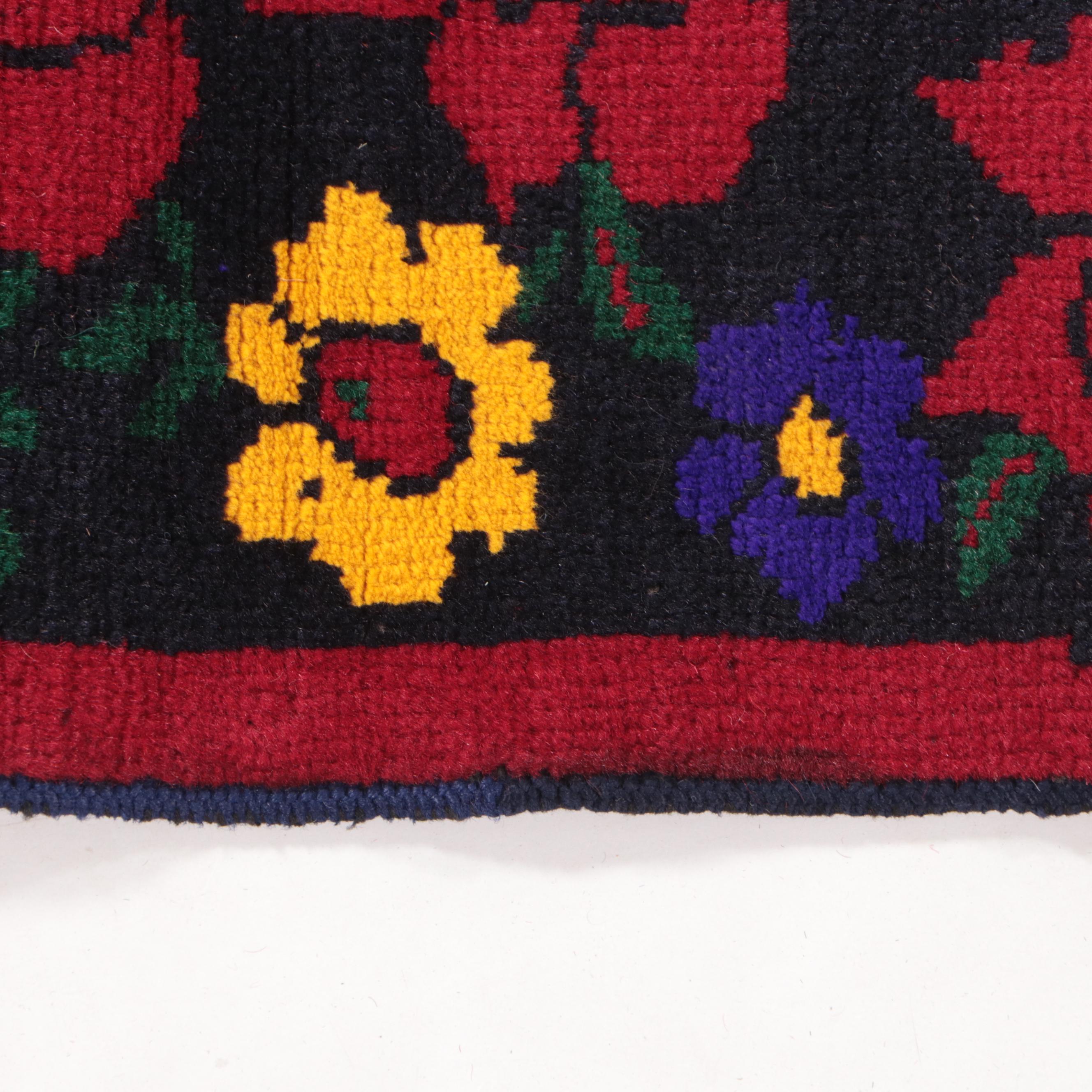 2'6 x 4'11 Hand-Knotted Afghan Baluch Accent Rug