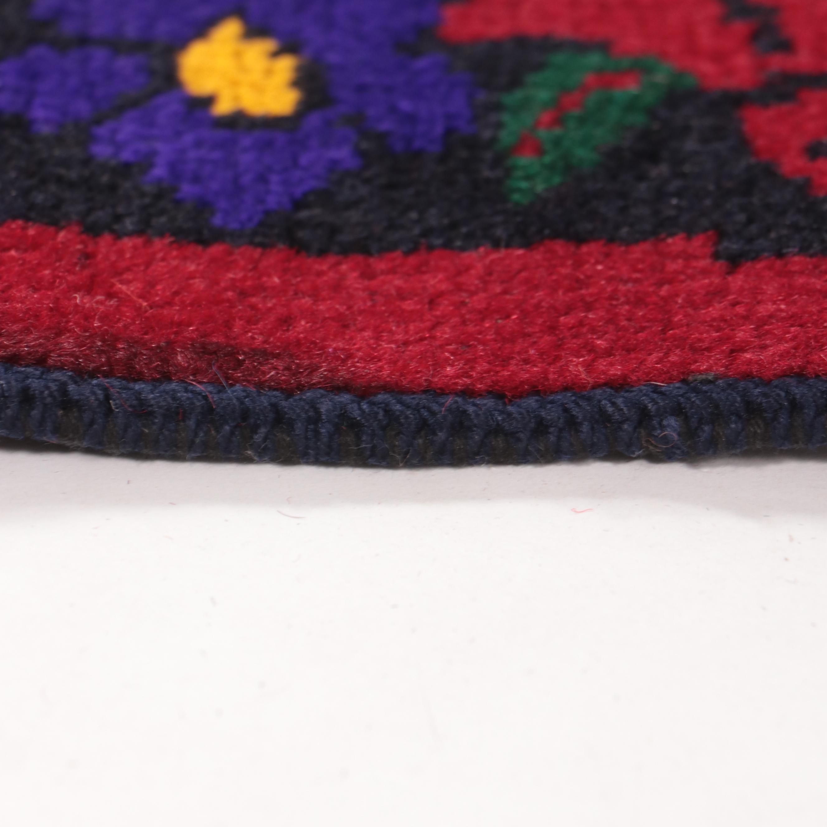 2'6 x 4'11 Hand-Knotted Afghan Baluch Accent Rug