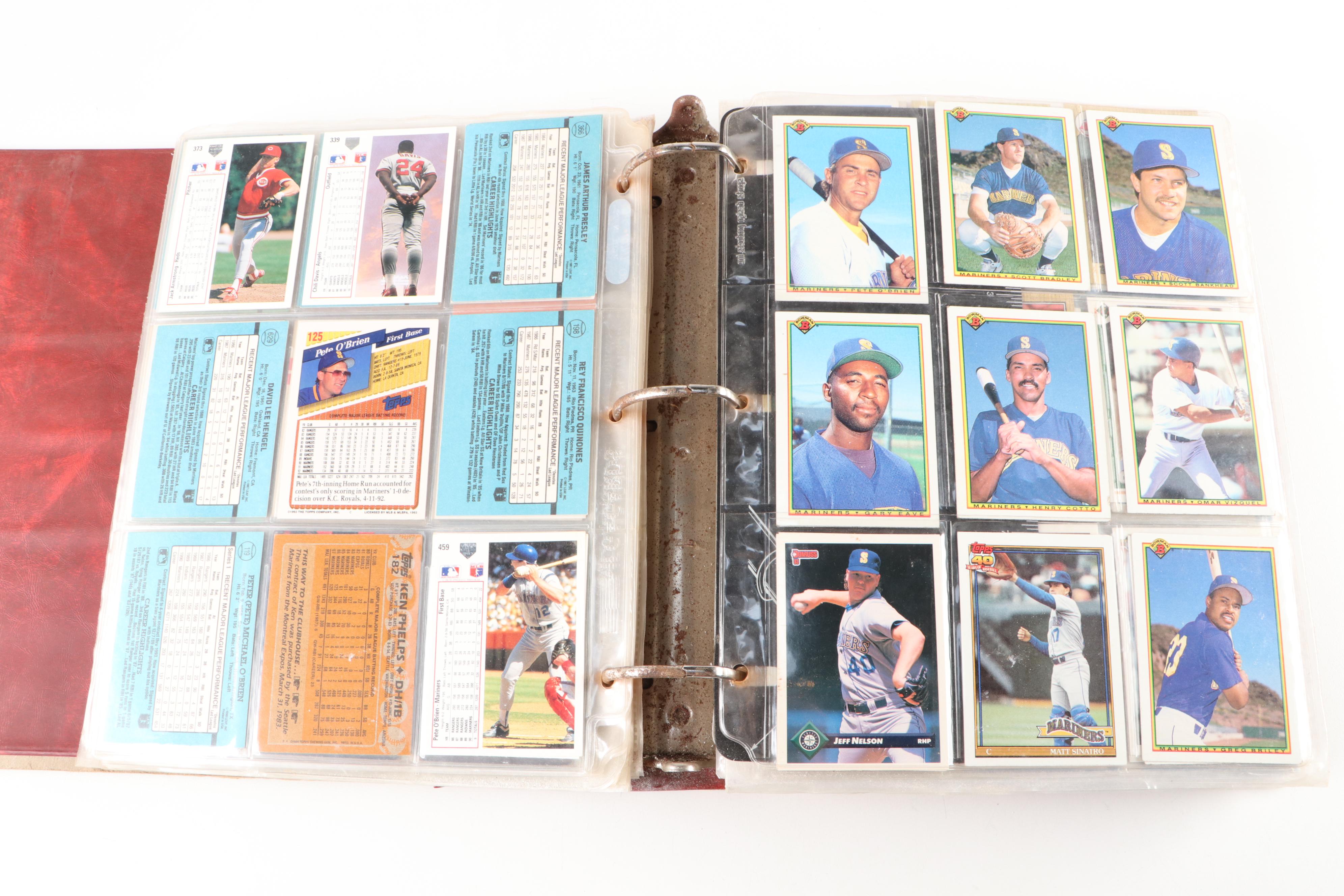 Topps with Other Baseball Cards, Cal Ripken, Nolan Ryan, and More, 1980s–2000s