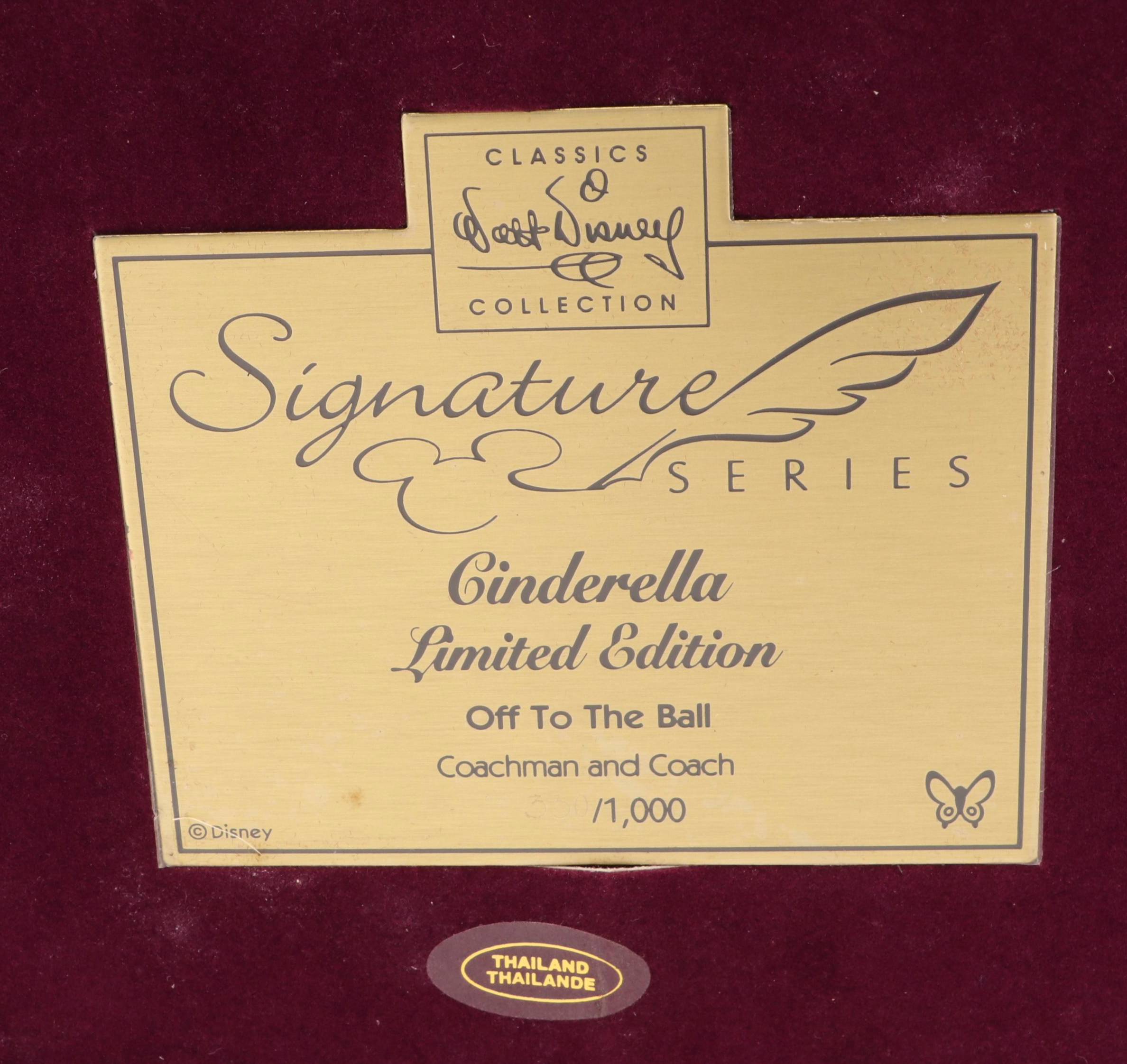 Walt Disney Classics Collection Signature Series "Off to the Ball" Figural Group