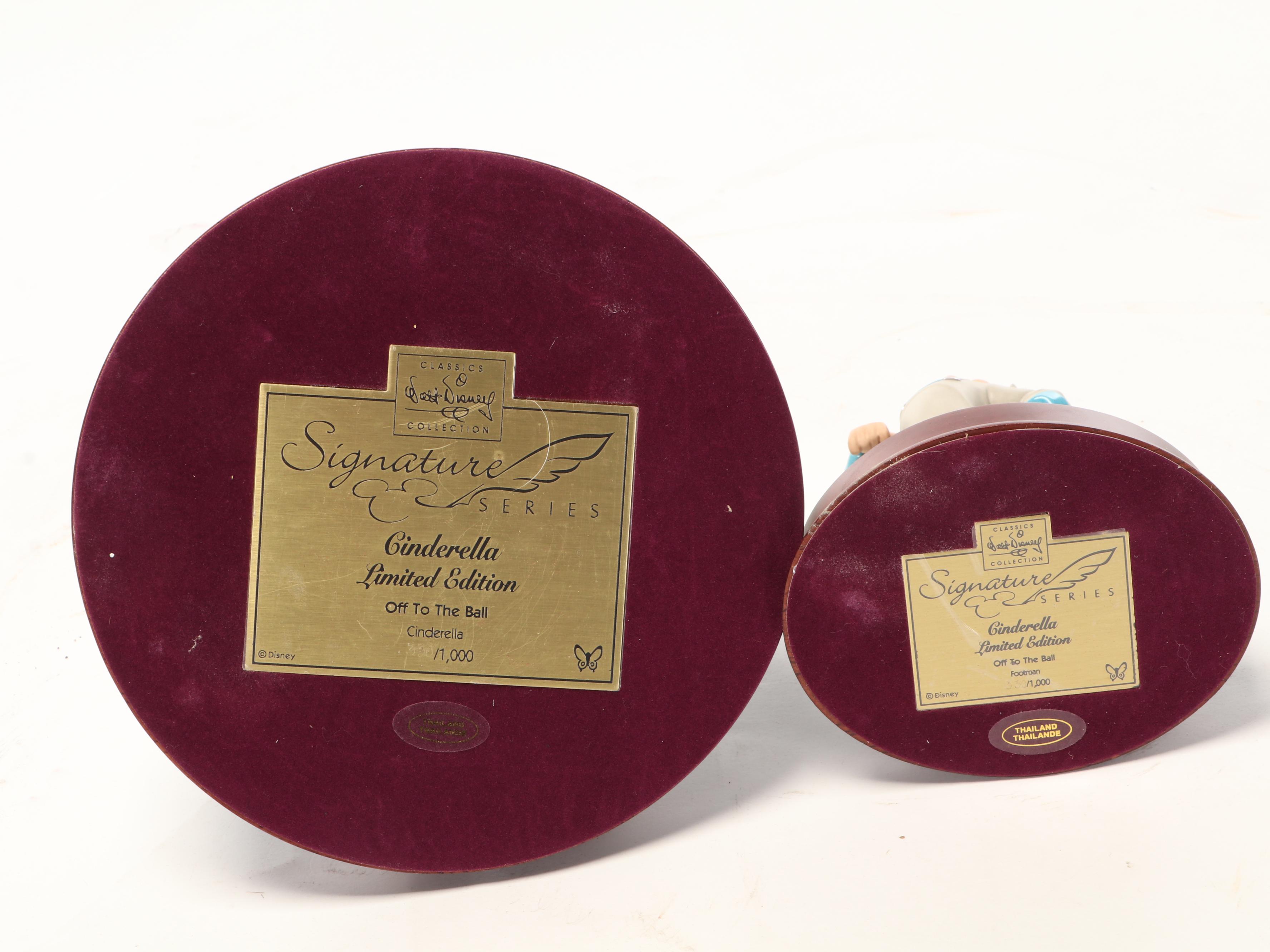 Walt Disney Classics Collection Signature Series "Off to the Ball" Figural Group