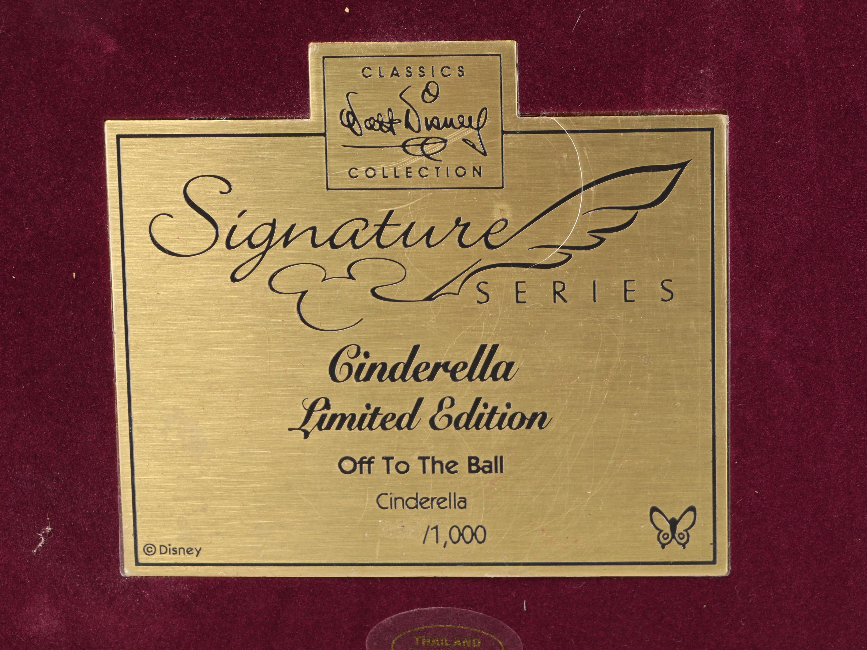 Walt Disney Classics Collection Signature Series "Off to the Ball" Figural Group