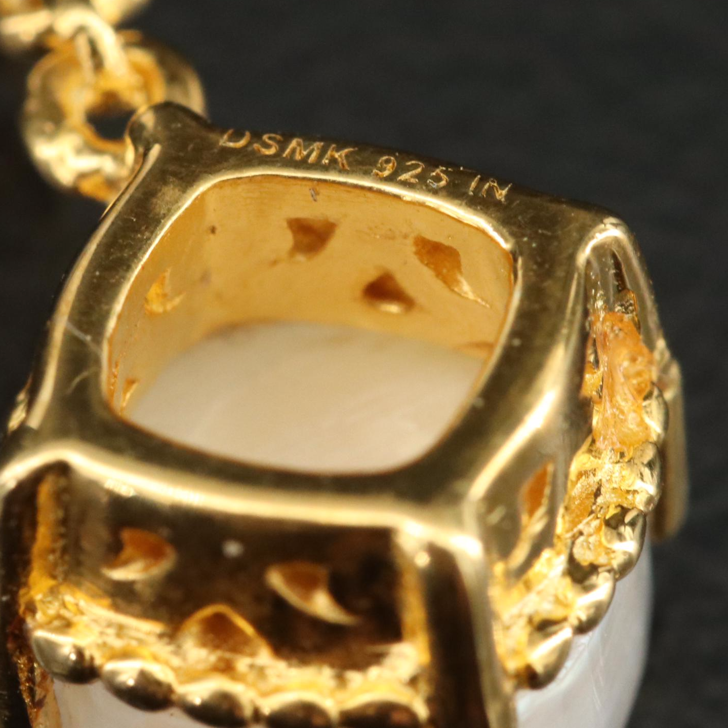 Sterling Mother-of-Pearl Drop Earrings