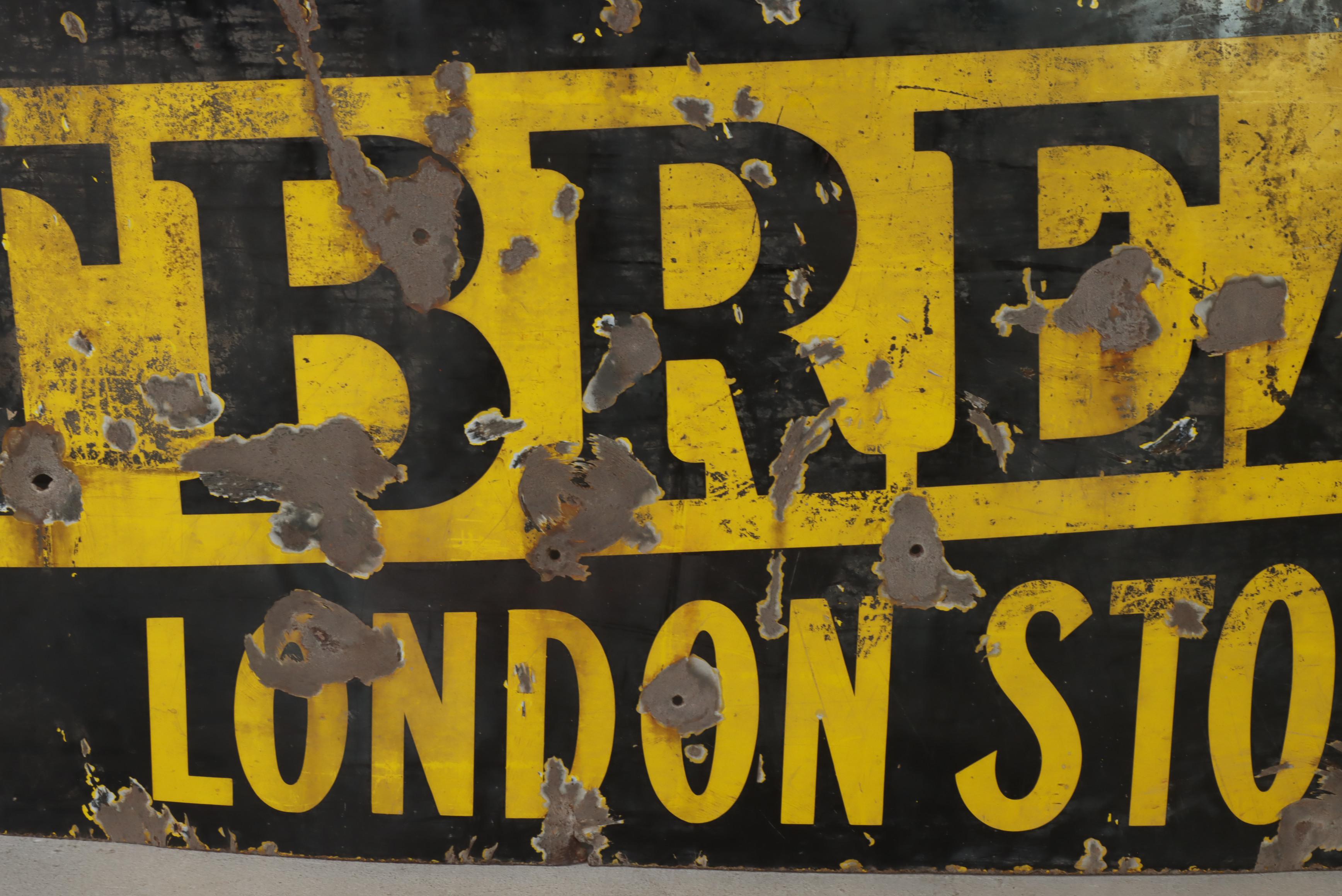 Whitbread's London Stouts and Ales Large-Scale Advertising Sign