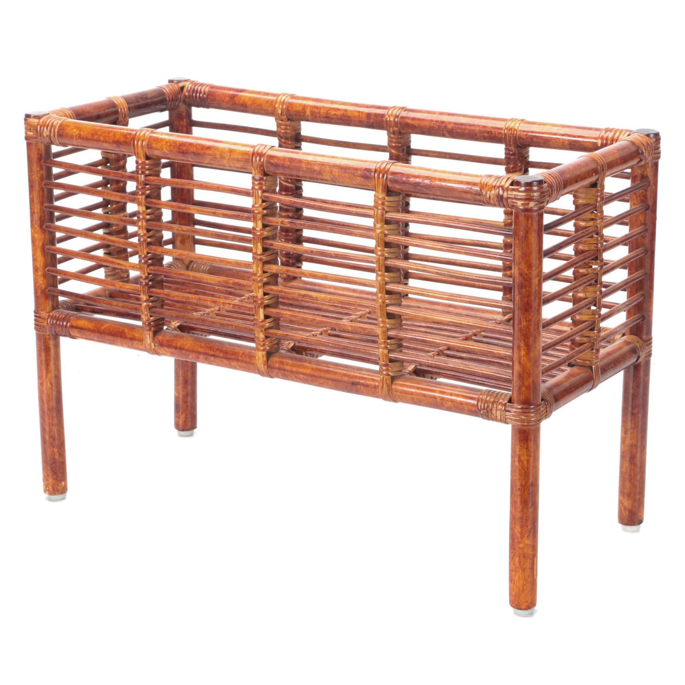 Bamboo Magazine Rack