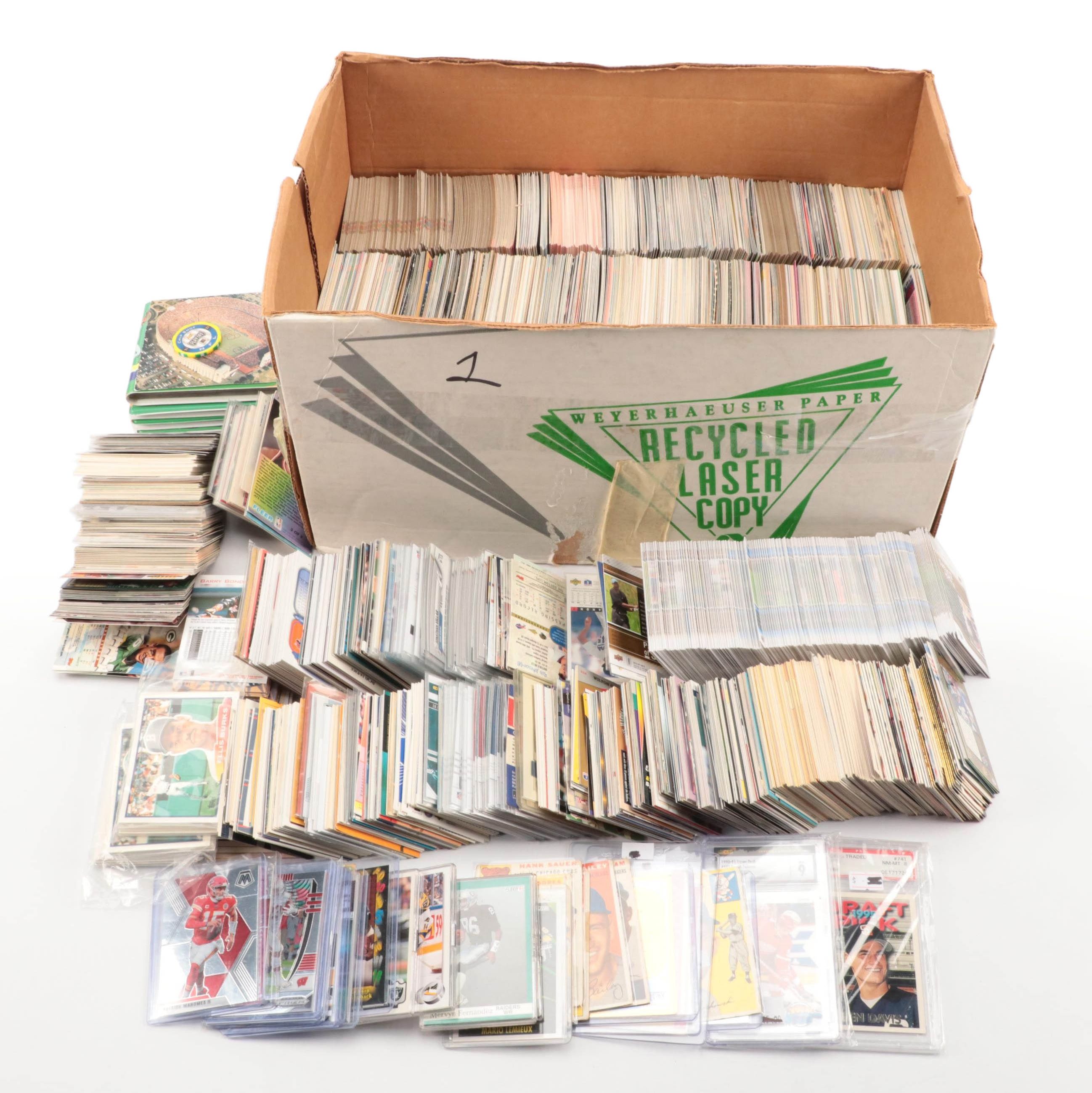 Topps with Other Sports Cards, Howie Long, Joe Nuxhall, and More, 1950s–2020s