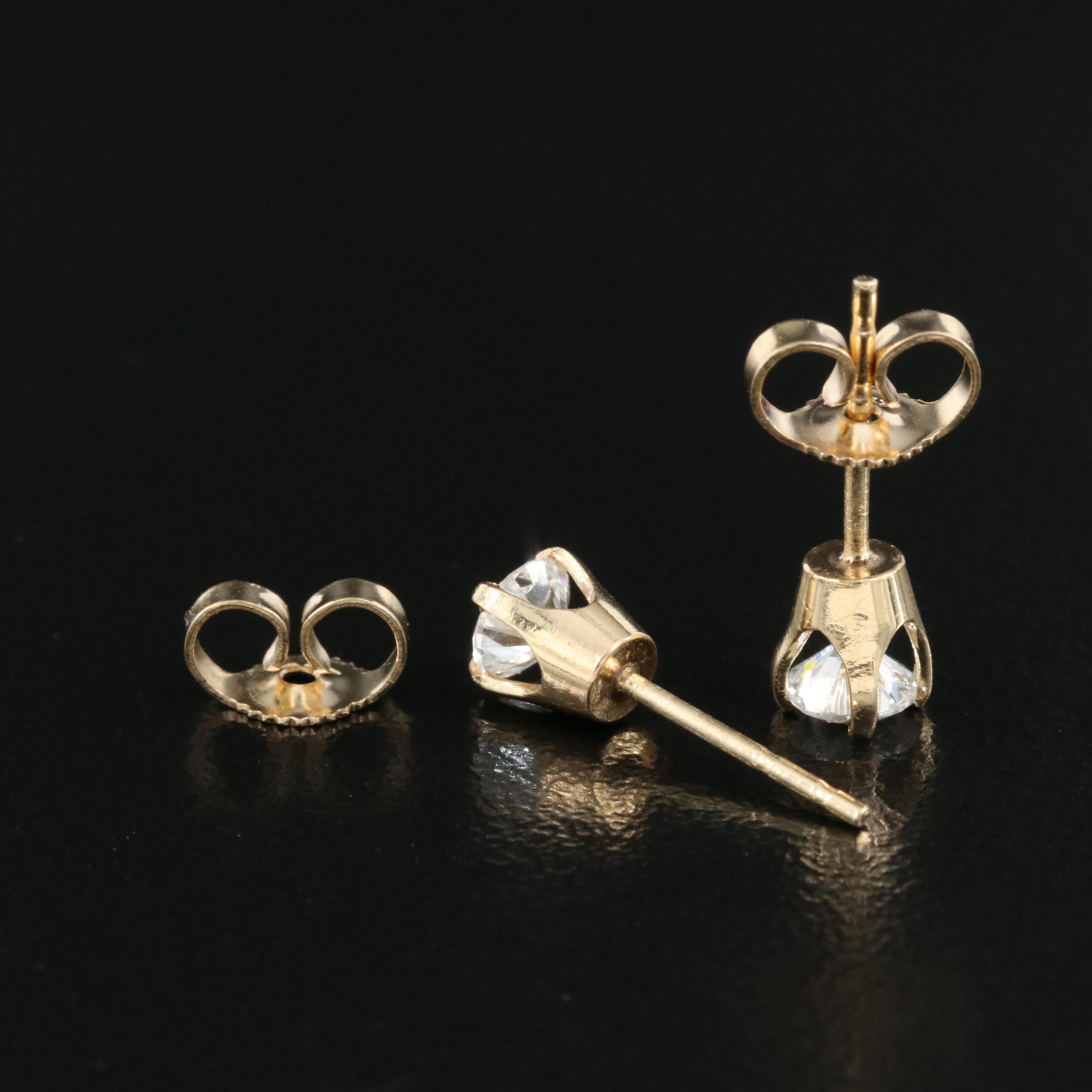 14K 0.49 CTW Diamond Stud Earrings