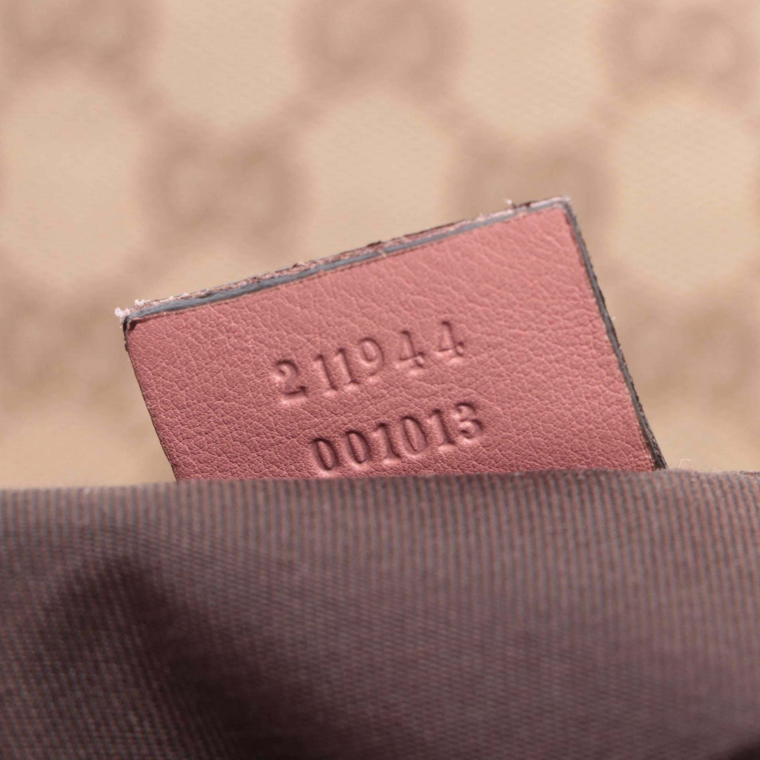 Gucci Sukey GG Canvas and Leather Handbag