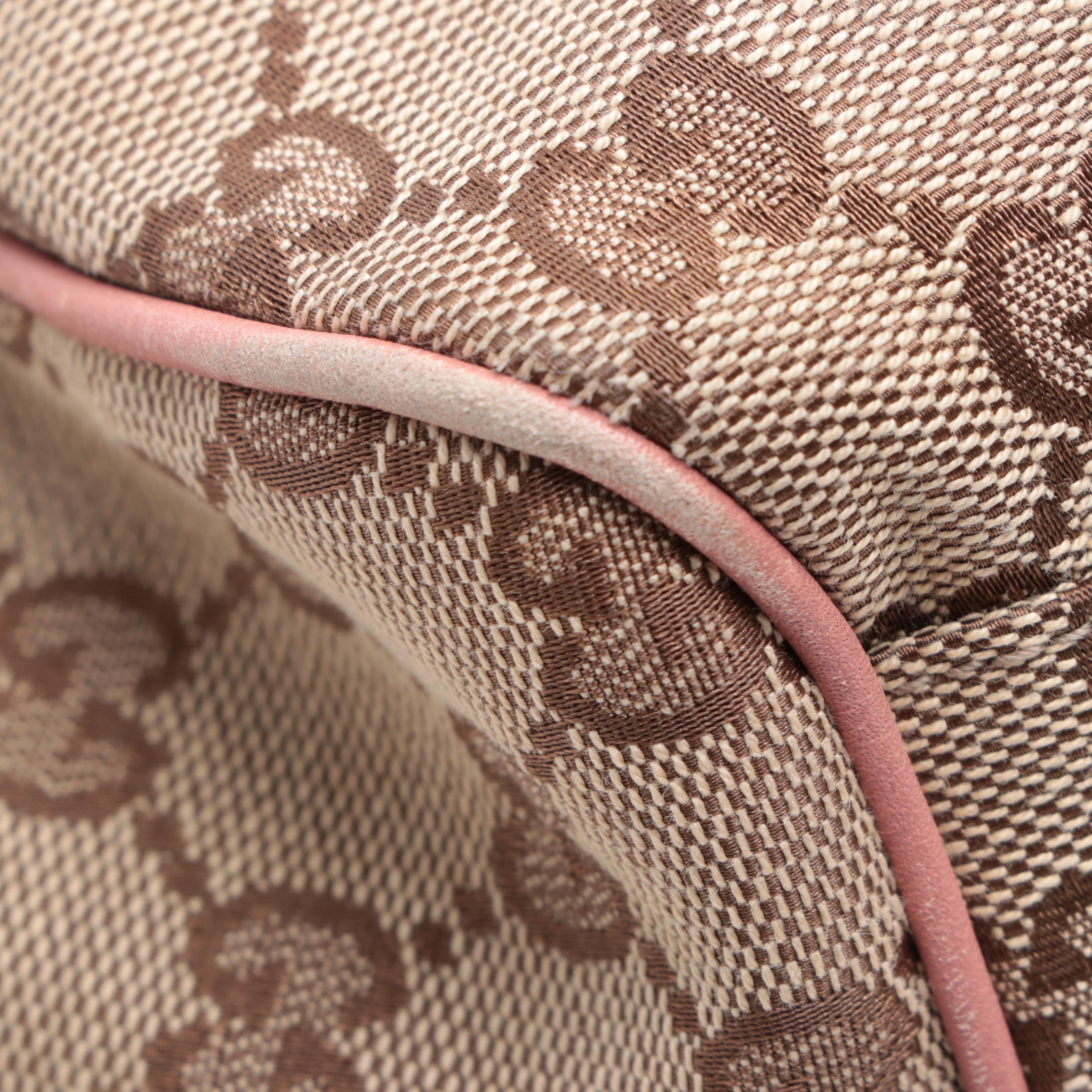 Gucci Sukey GG Canvas and Leather Handbag