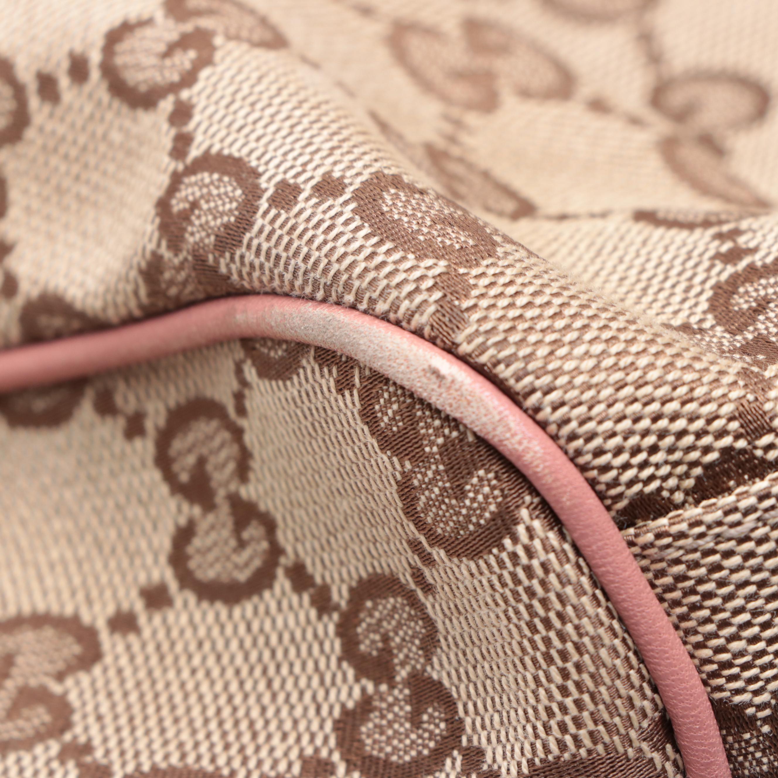 Gucci Sukey GG Canvas and Leather Handbag