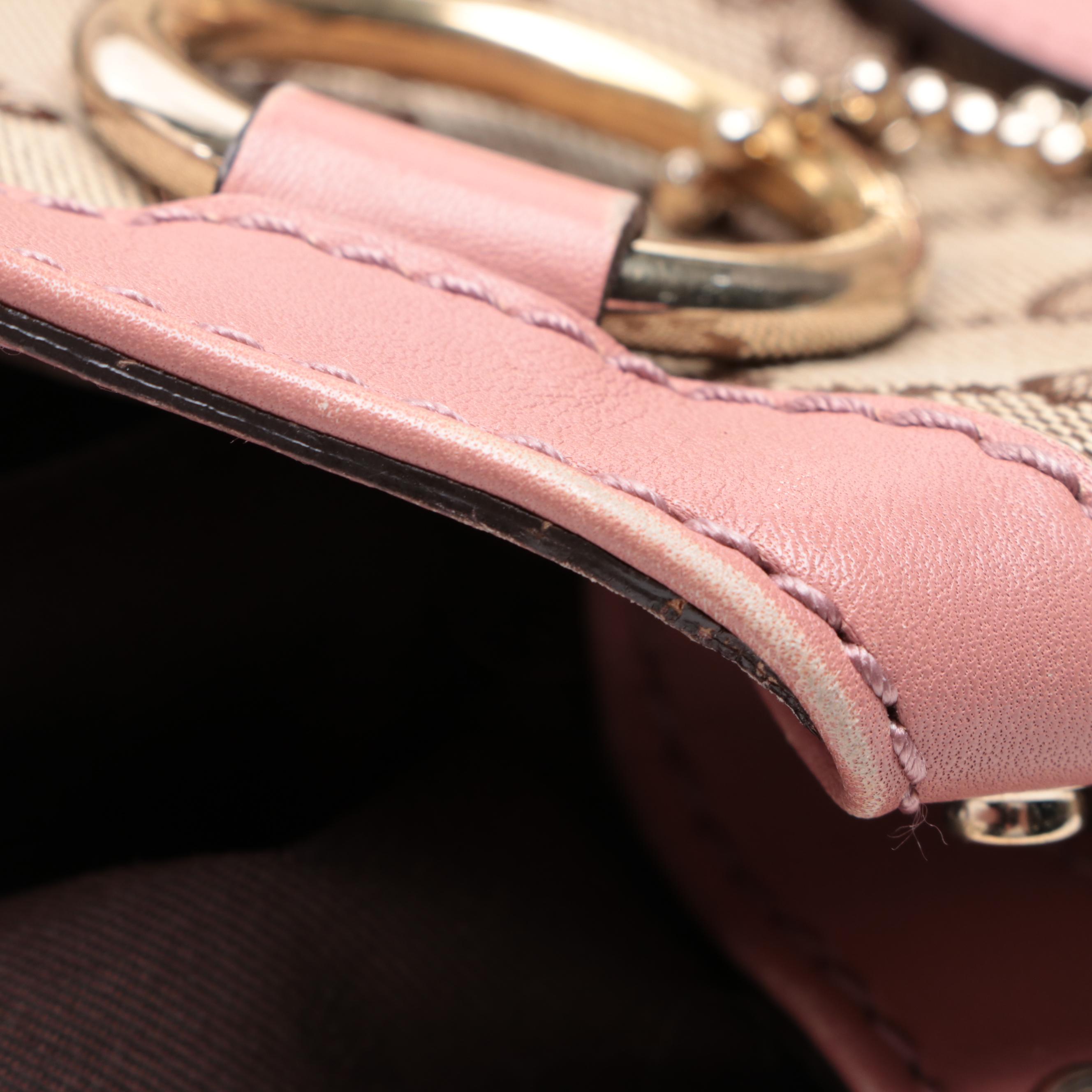 Gucci Sukey GG Canvas and Leather Handbag